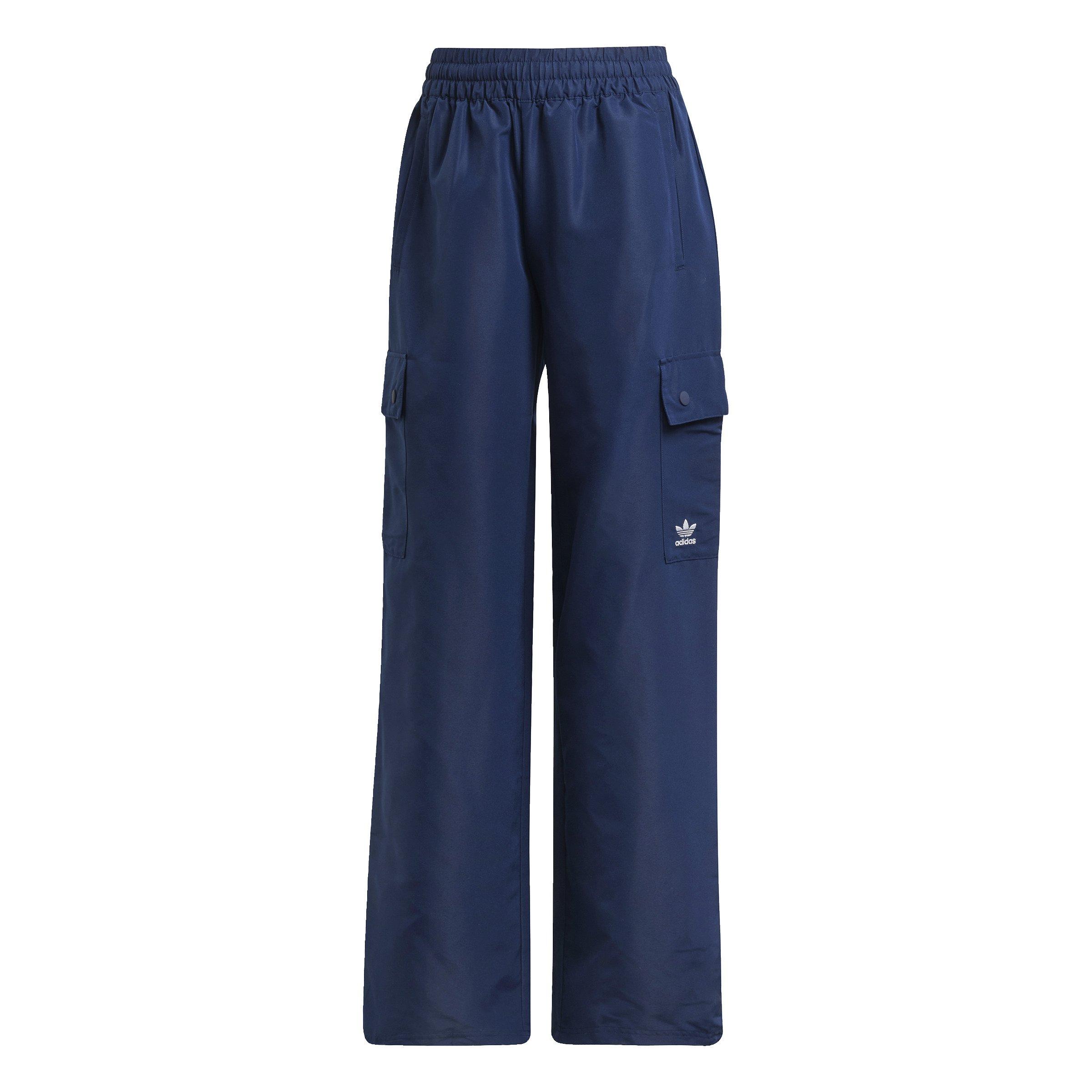 adidas Originals Women's Essentials Woven Cargo Joggers -Blue - BLUE Thumbnail View 6