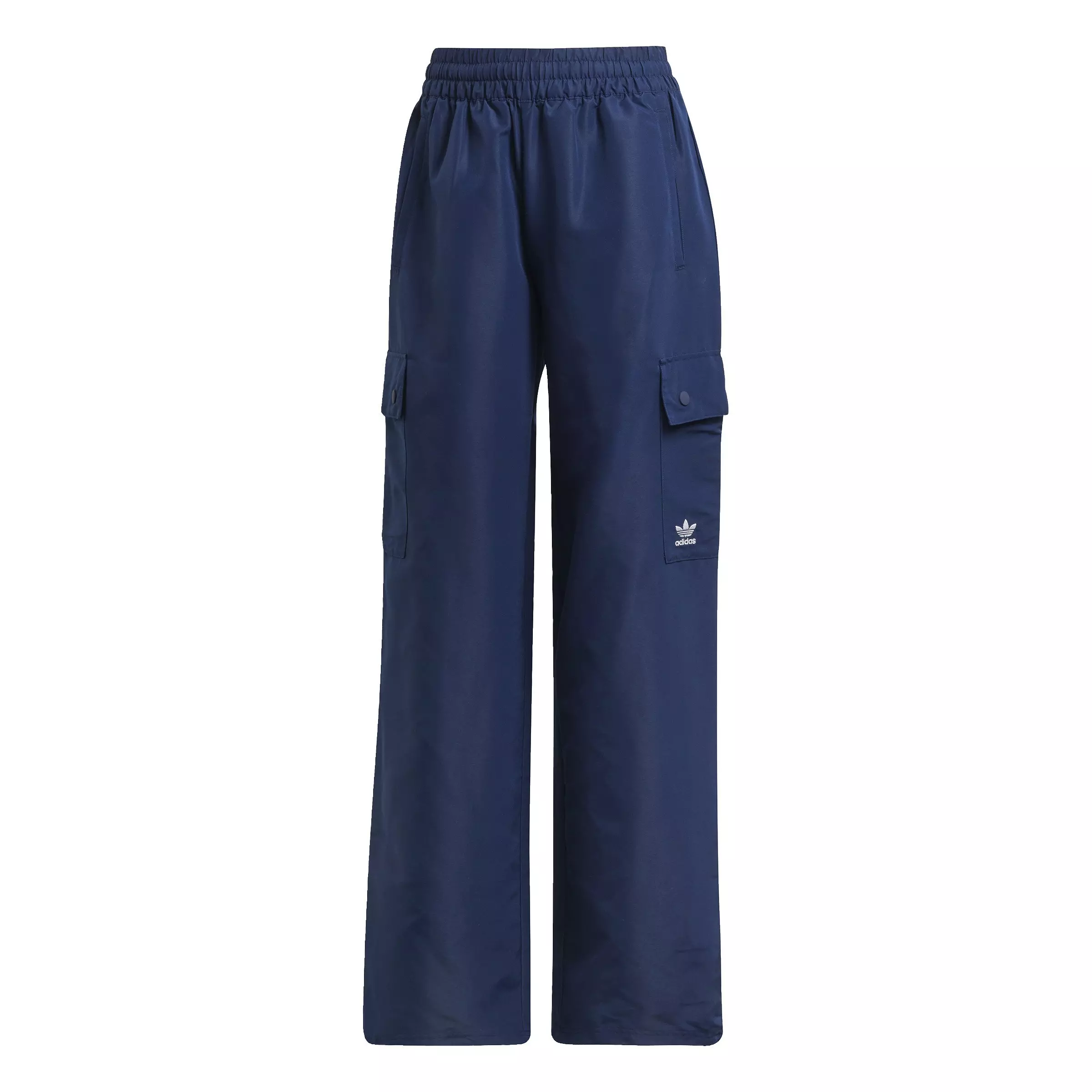 adidas Originals Women's Essentials Woven Cargo Joggers -Blue - BLUE