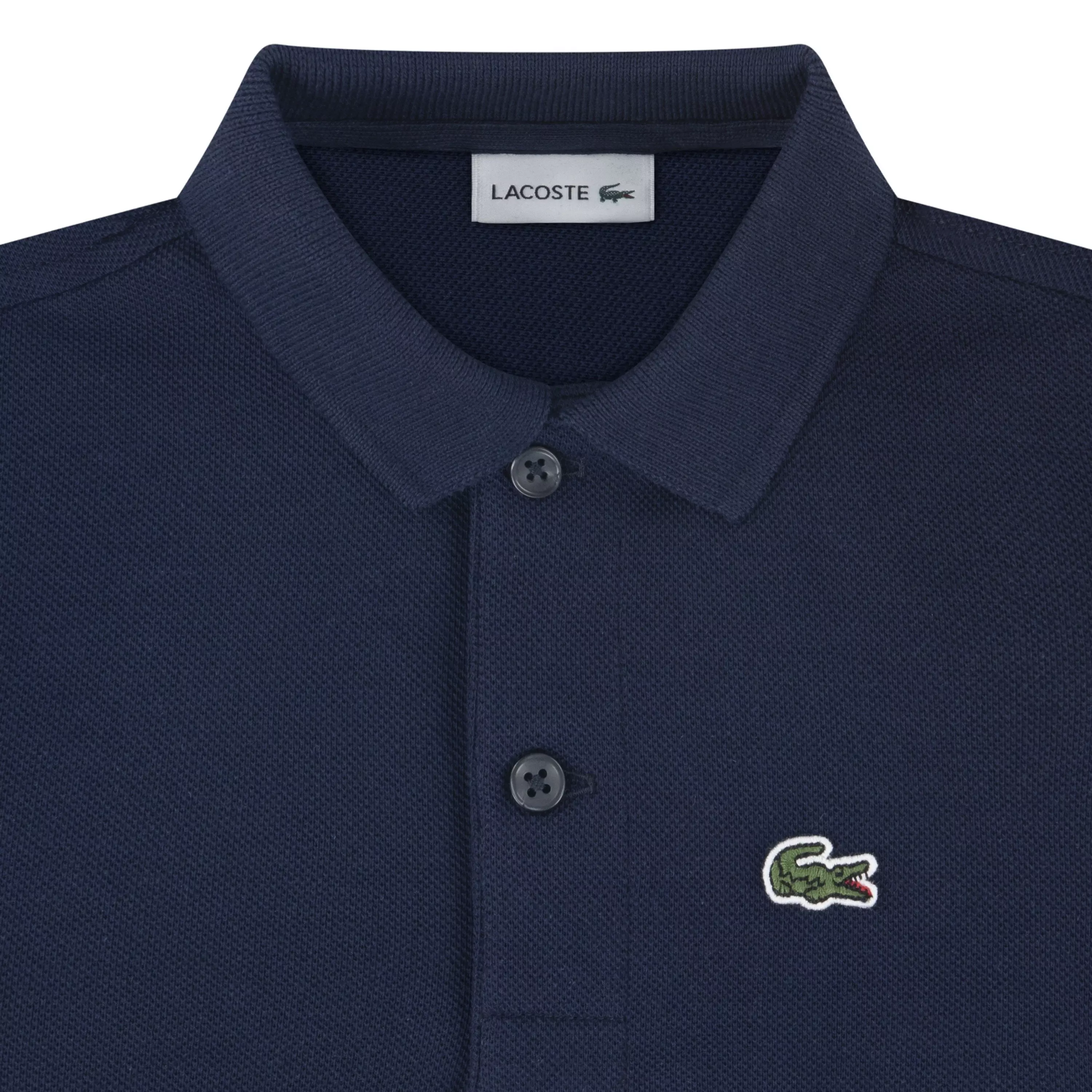 Lacoste Toddler Boys' Non-Organic Petit Pique Polo -Navy - NAVY