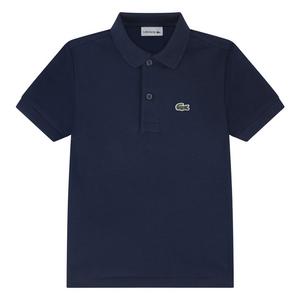 Lacoste Toddler Boys' Non-Organic Petit Pique Polo -Navy