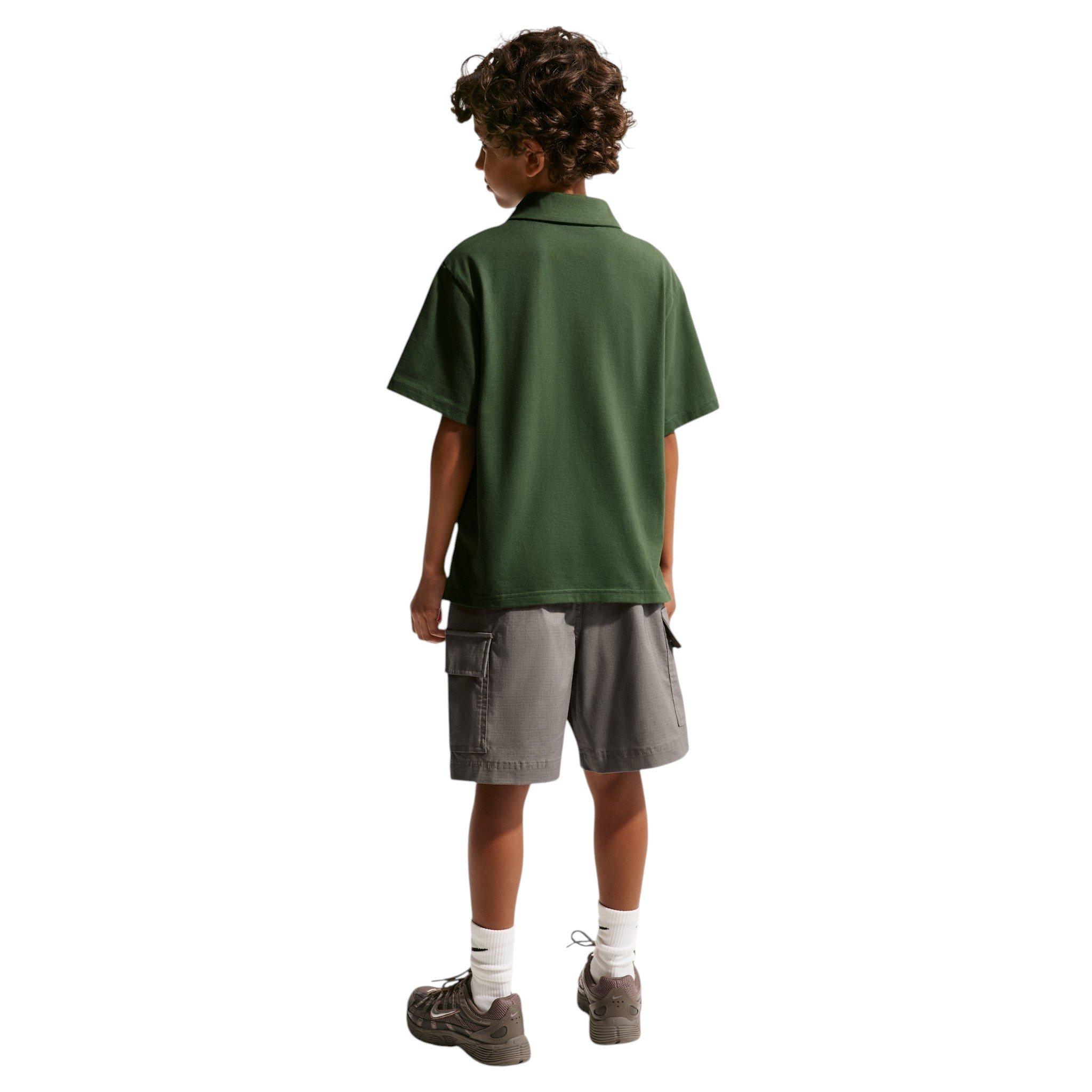 Nike Big Kids' Sportswear Club Woven Cargo Shorts - Cave Stone - CAVE STONE Thumbnail View 6