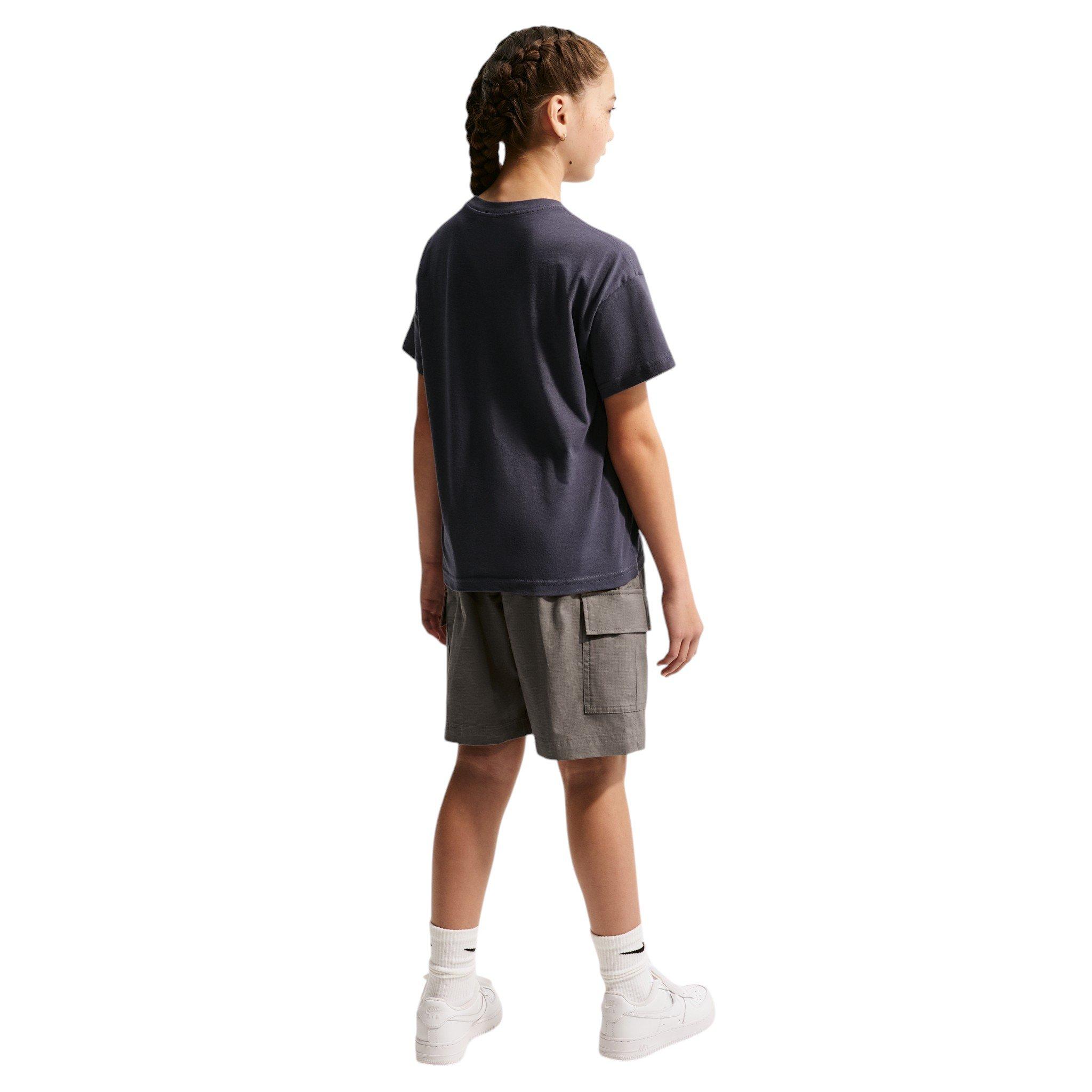 Nike Big Kids' Sportswear Club Woven Cargo Shorts - Cave Stone - CAVE STONE Thumbnail View 7