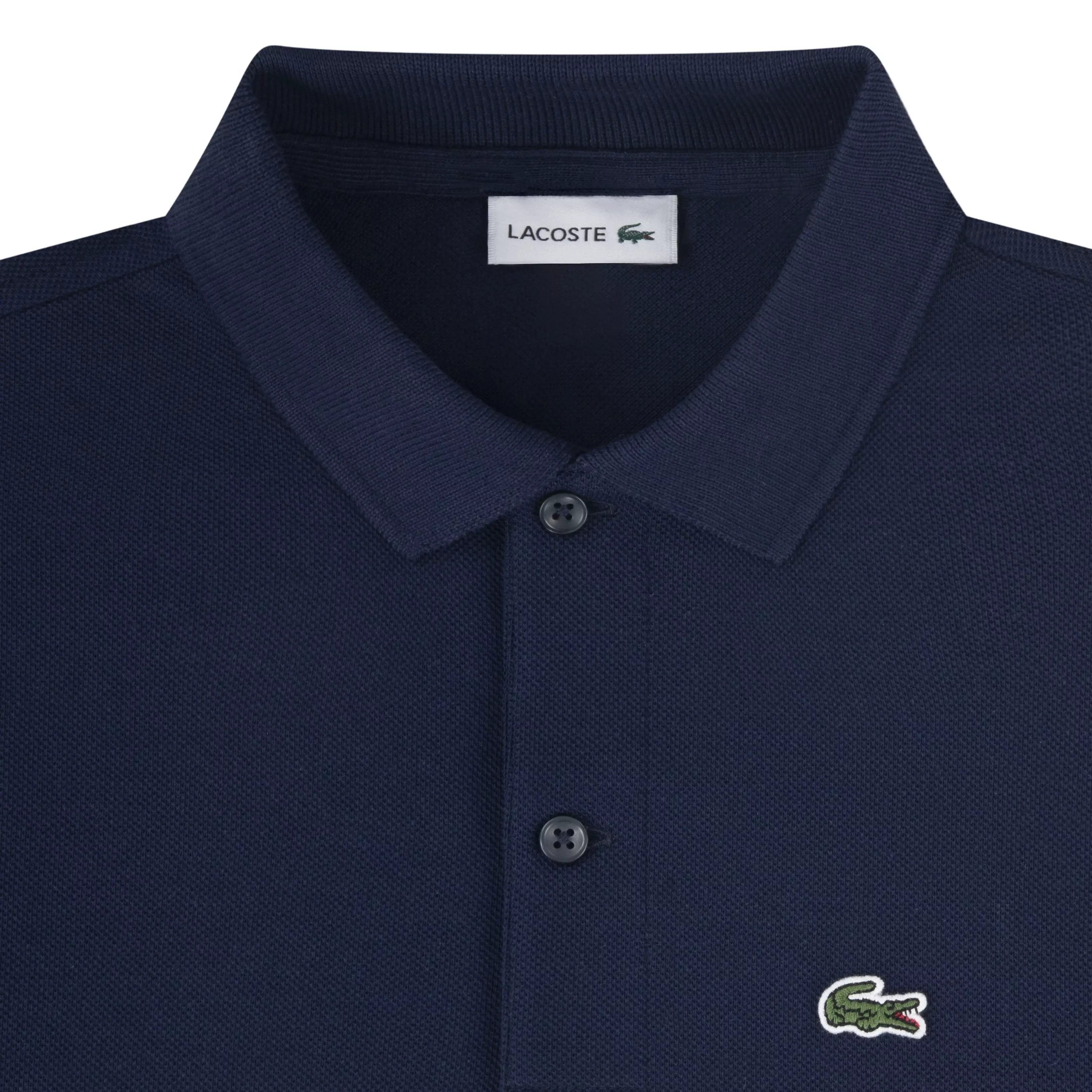 Lacoste Little Boys' Non-Organic Petit Pique Polo -Navy - NAVY