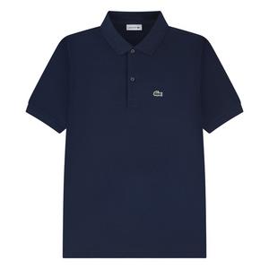 Lacoste Little Boys' Non-Organic Petit Pique Polo -Navy