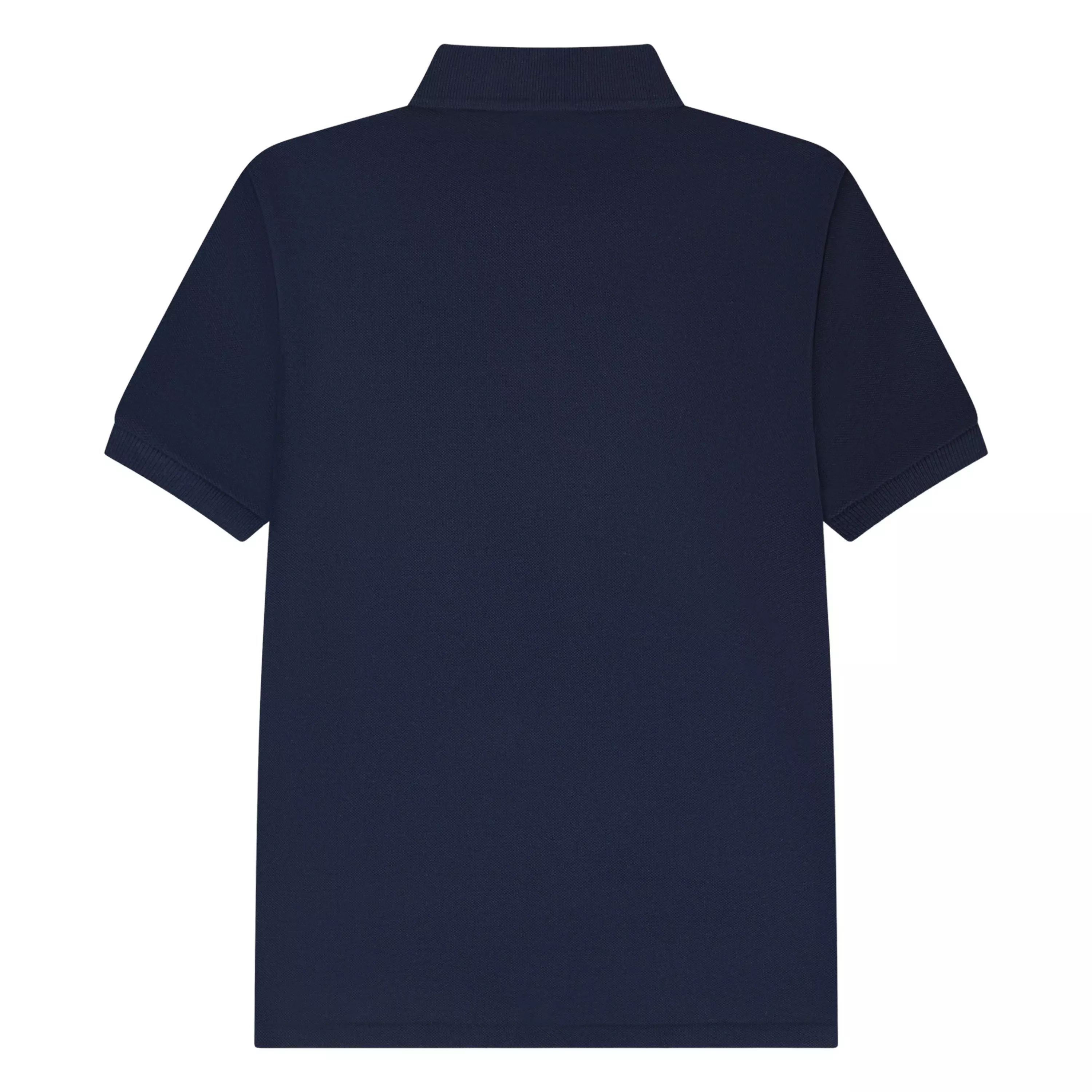 Lacoste Big Boys' Non-Organic Petit Pique Polo - Navy - NAVY