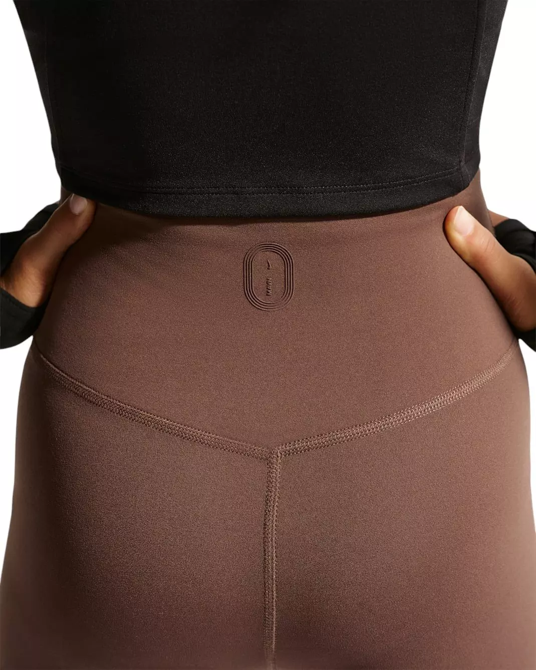 Nike Big Girls' MAVN Dri-FIT High-Rise Leggings - Brown - BROWN