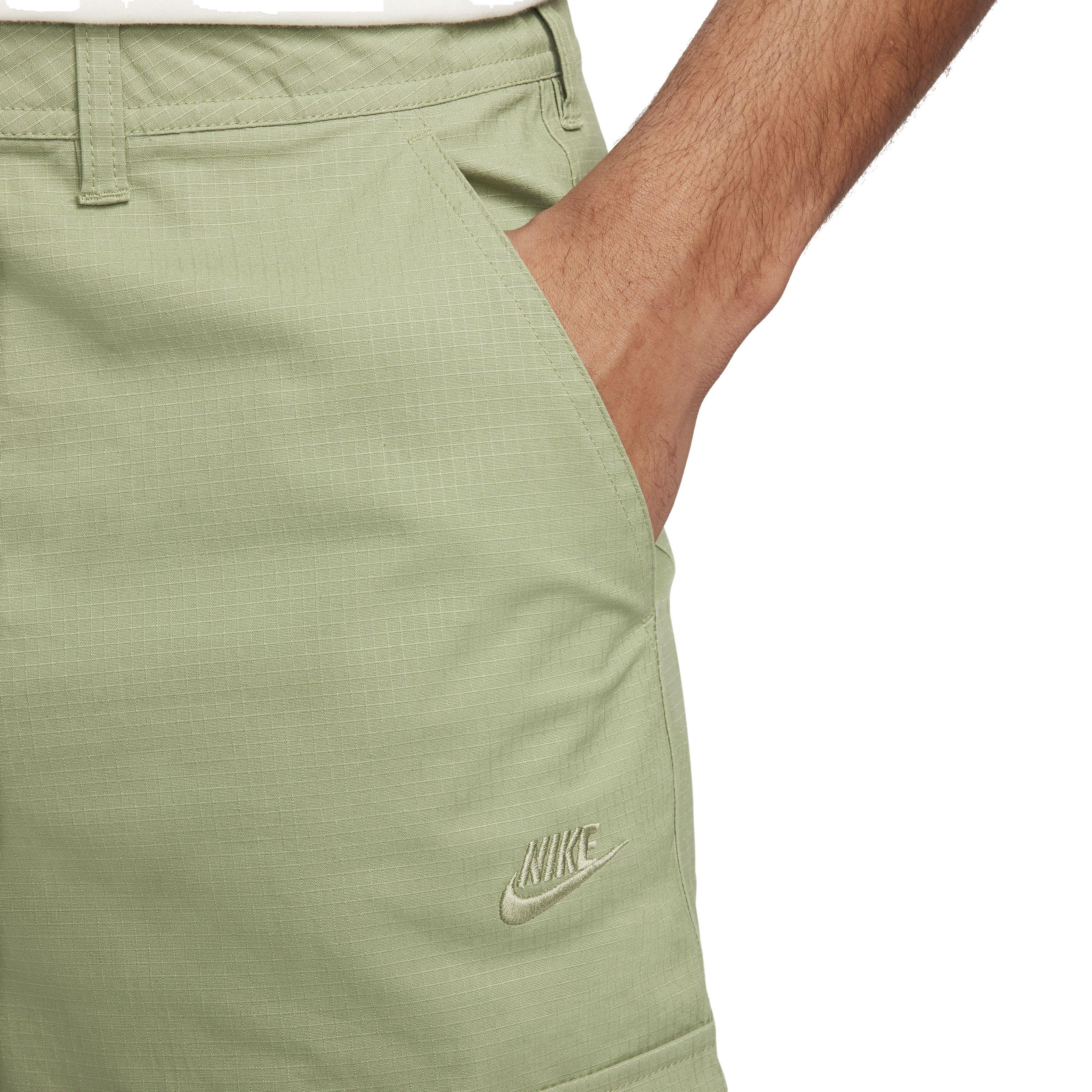 Nike Men's Club Cargo Pants -Green - GREEN Thumbnail View 3