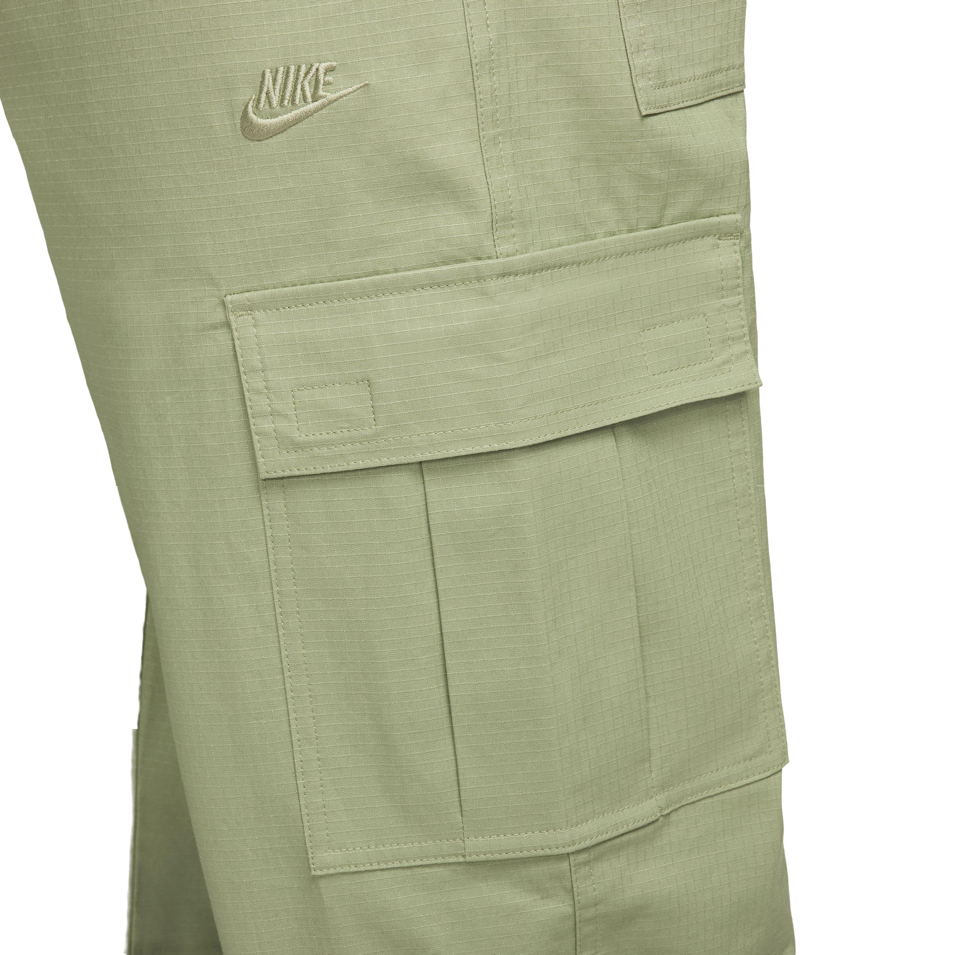 Nike Men's Club Cargo Pants -Green - GREEN Thumbnail View 4