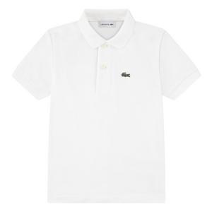 Lacoste Toddler Boys' Non-Organic Petit Pique Polo -White