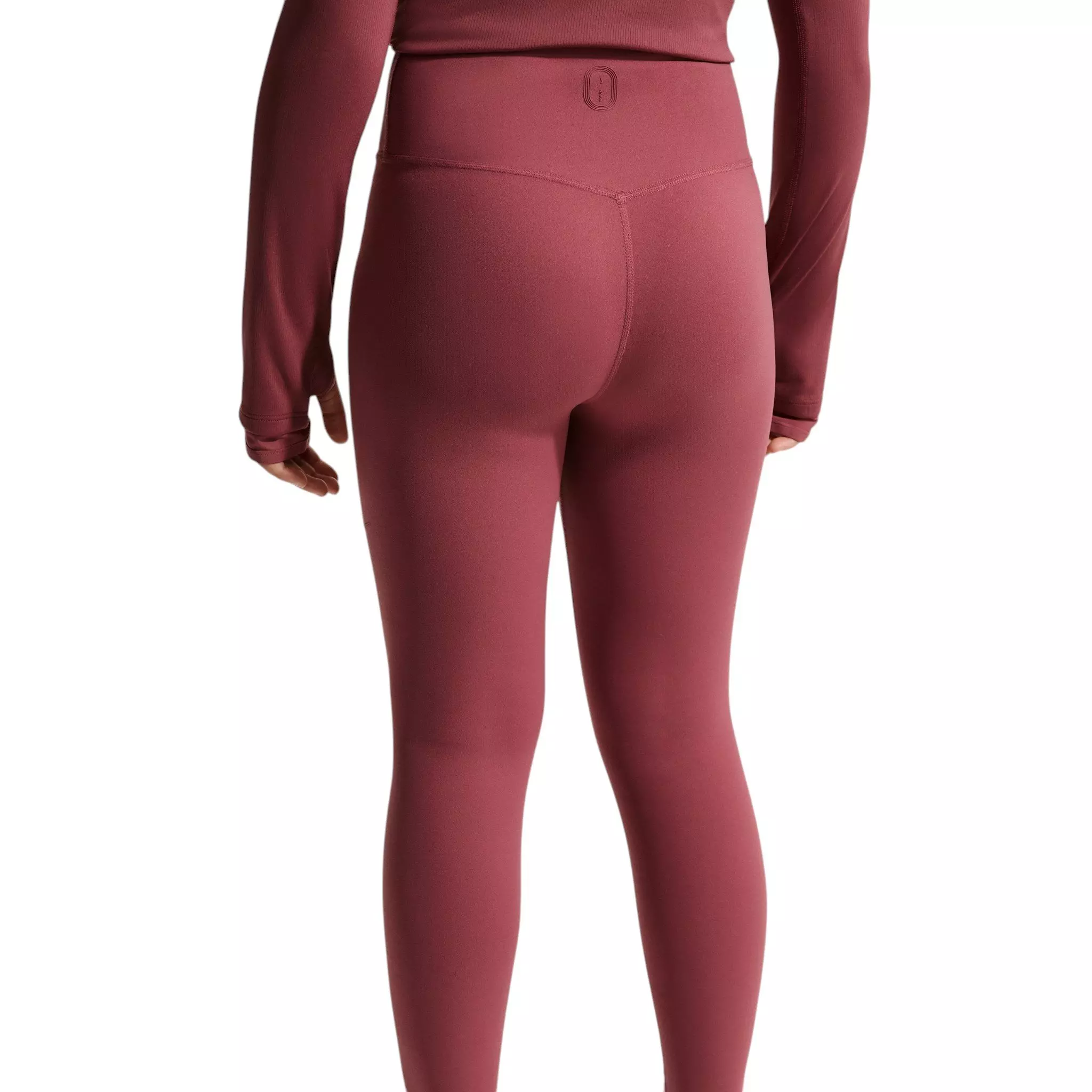 Nike Big Girls' MAVN Dri-FIT High-Rise Leggings - Pink Smoke - PINK SMOKE