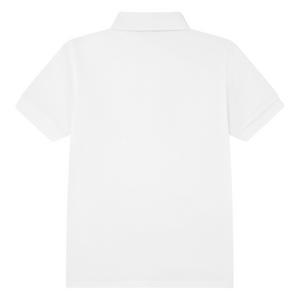 Lacoste Little Boys' Non-Organic Petit Pique Polo -White