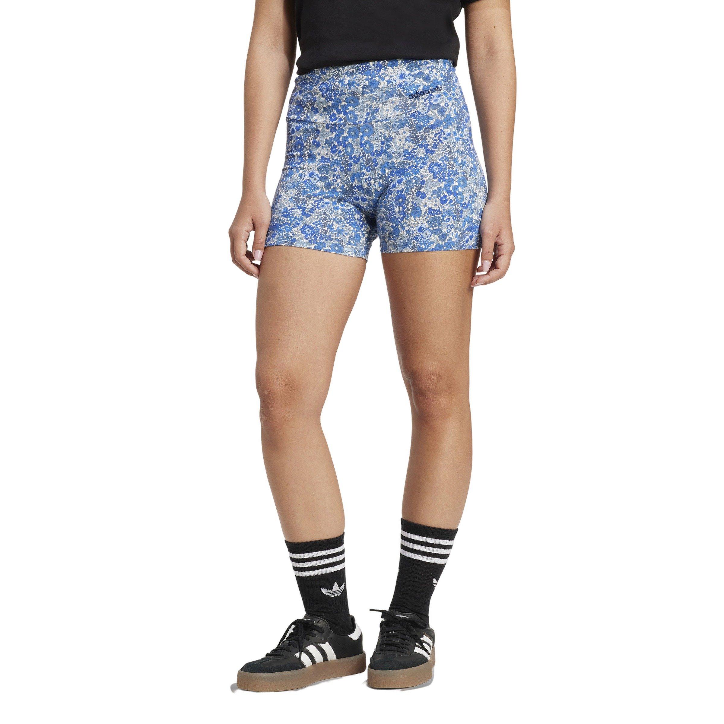 adidas Originals x Liberty Women's London Tonal Shorts -Blue/Multi - BLUE/MULTI Thumbnail View 1
