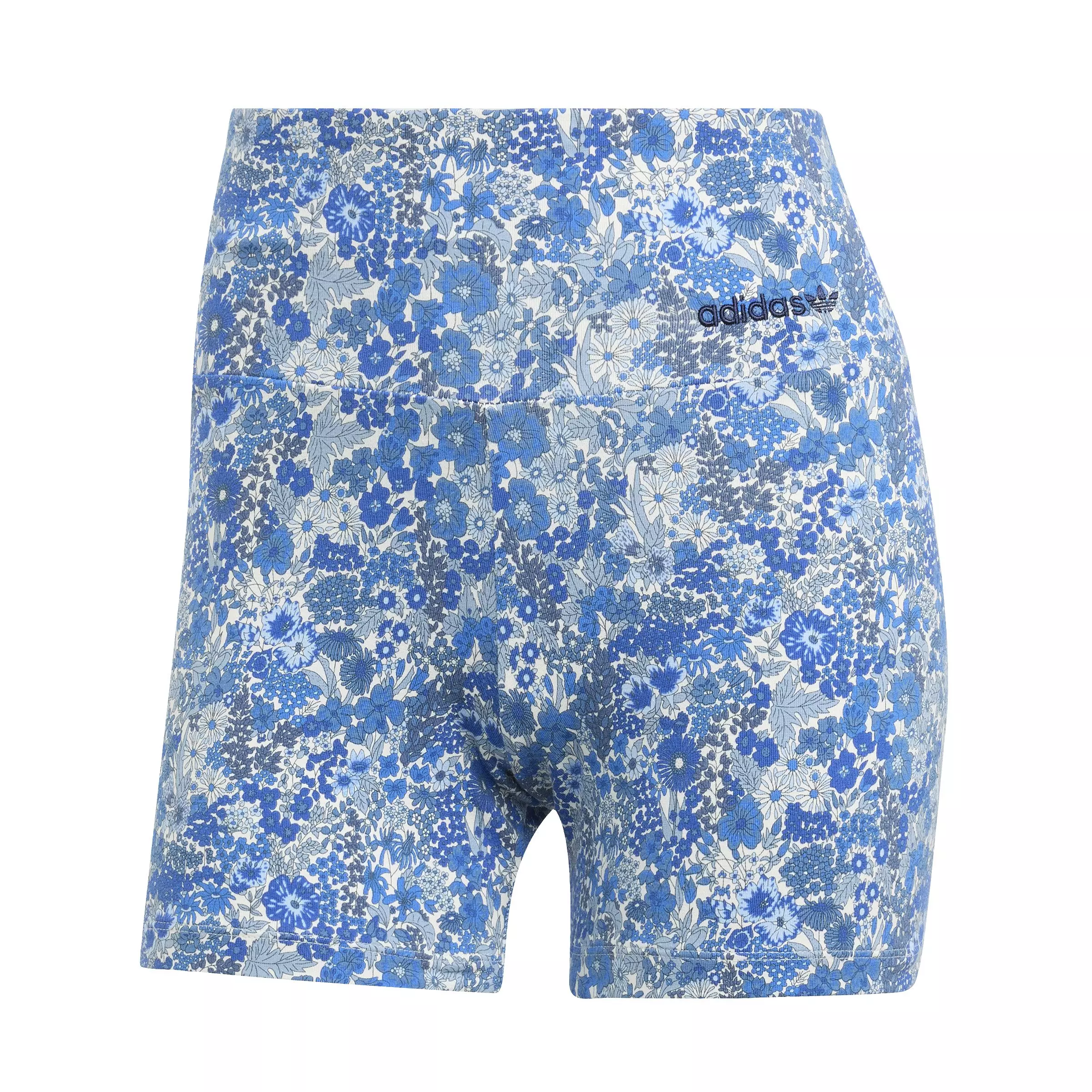 adidas Originals x Liberty Women's London Tonal Shorts -Blue/Multi - BLUE/MULTI