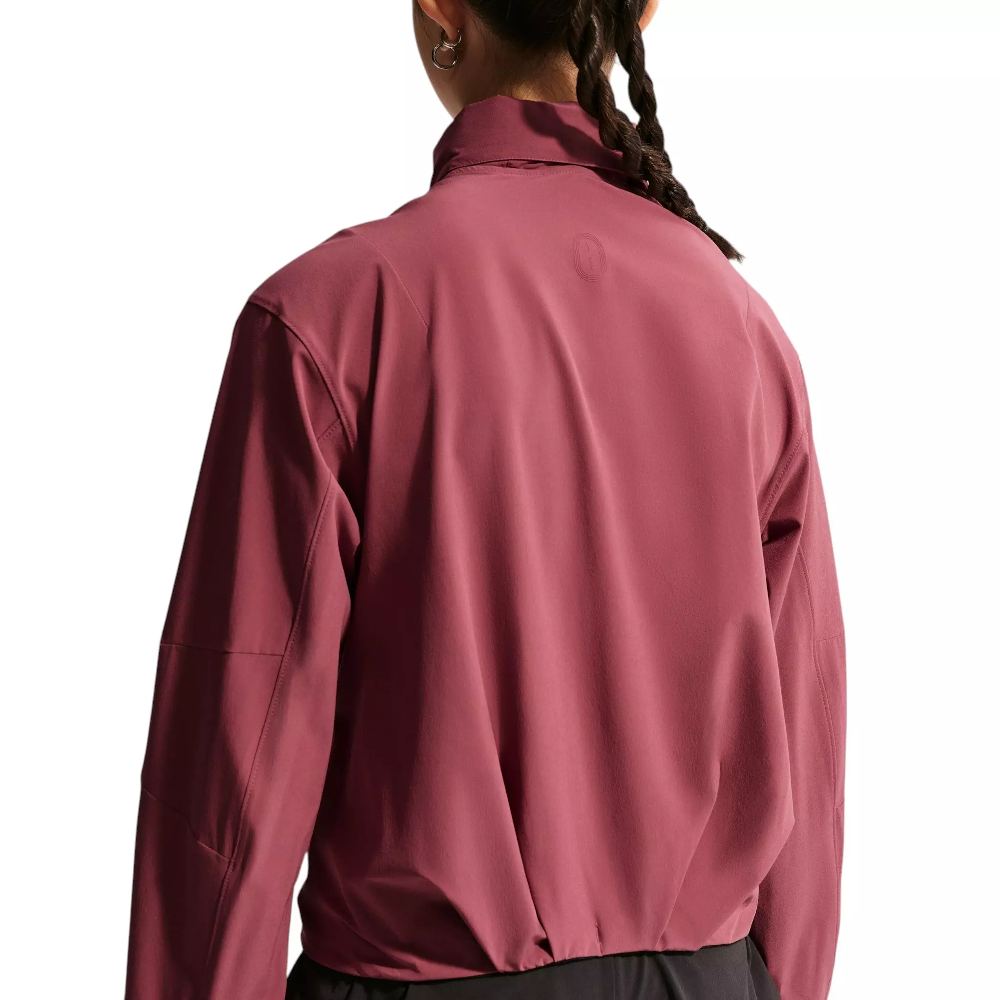 Nike Big Girls' MAVN Water-Repellent UV Woven Jacket - Pink Smoke - PINK SMOKE