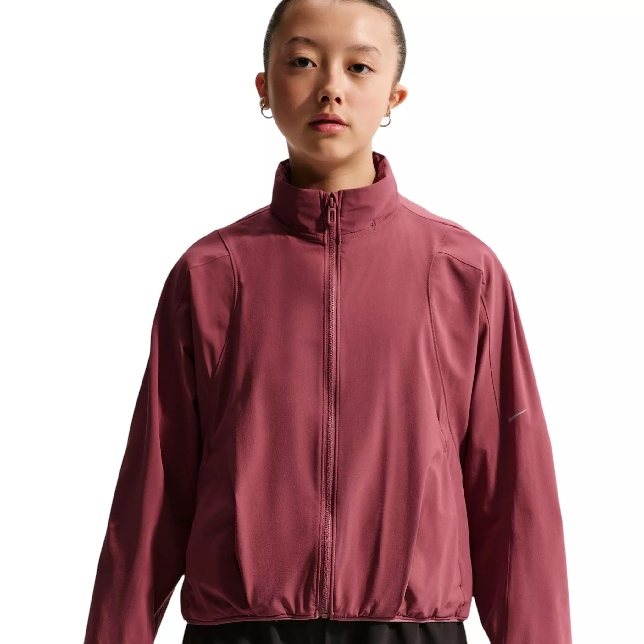 Nike Big Girls' MAVN Water-Repellent UV Woven Jacket - Pink Smoke - PINK SMOKE