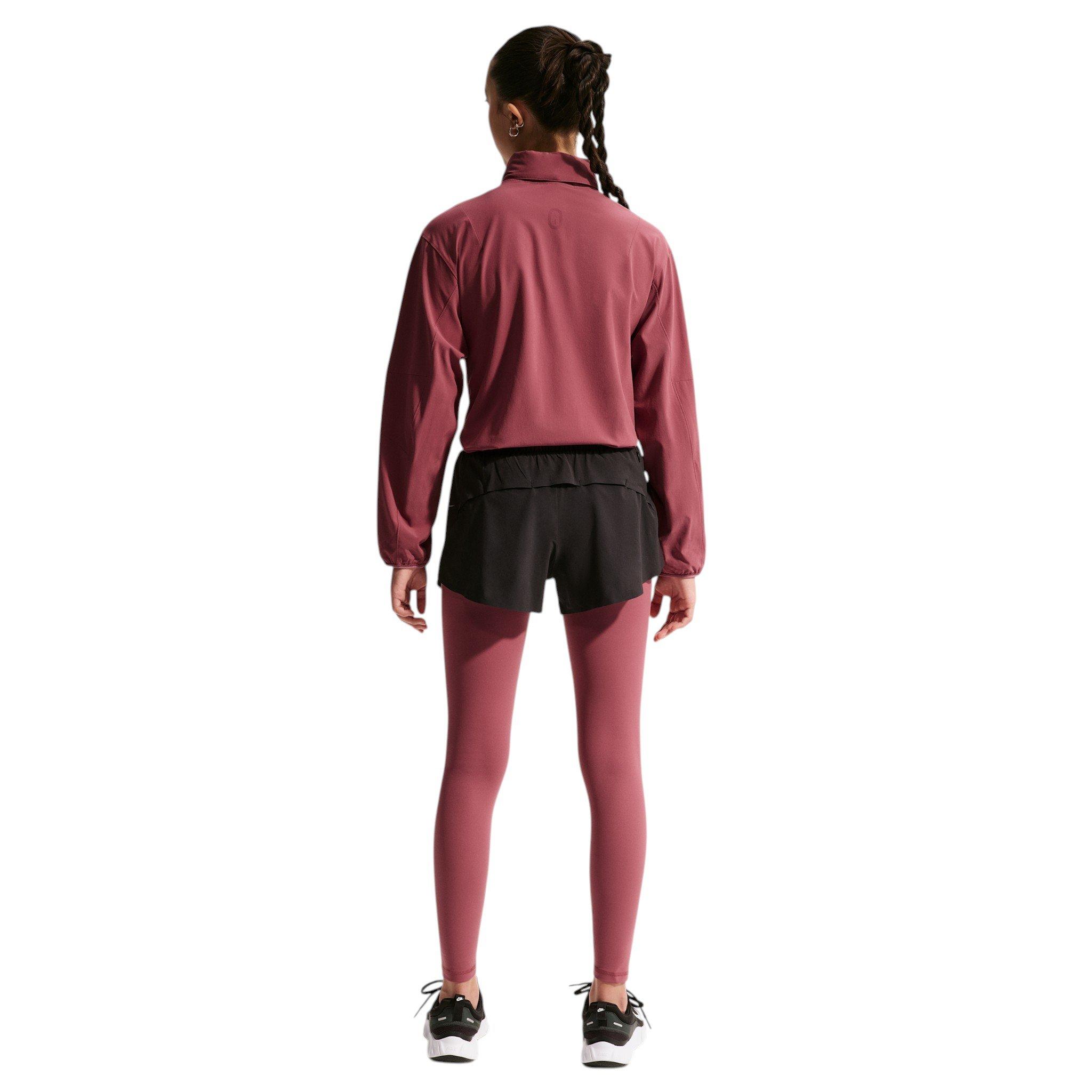 Nike Big Girls' MAVN Water-Repellent UV Woven Jacket - Pink Smoke - PINK SMOKE