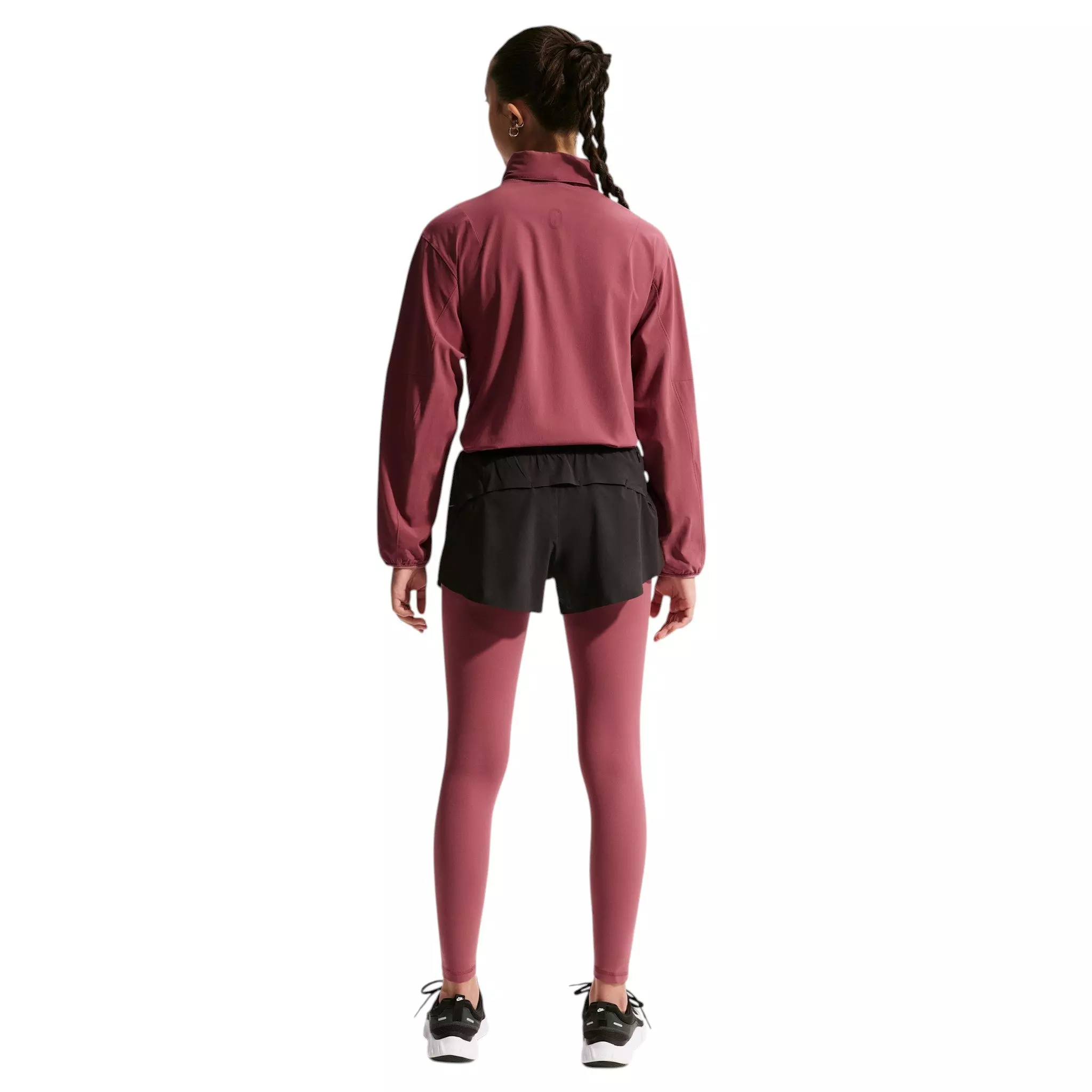 Nike Big Girls' MAVN Water-Repellent UV Woven Jacket - Pink Smoke - PINK SMOKE