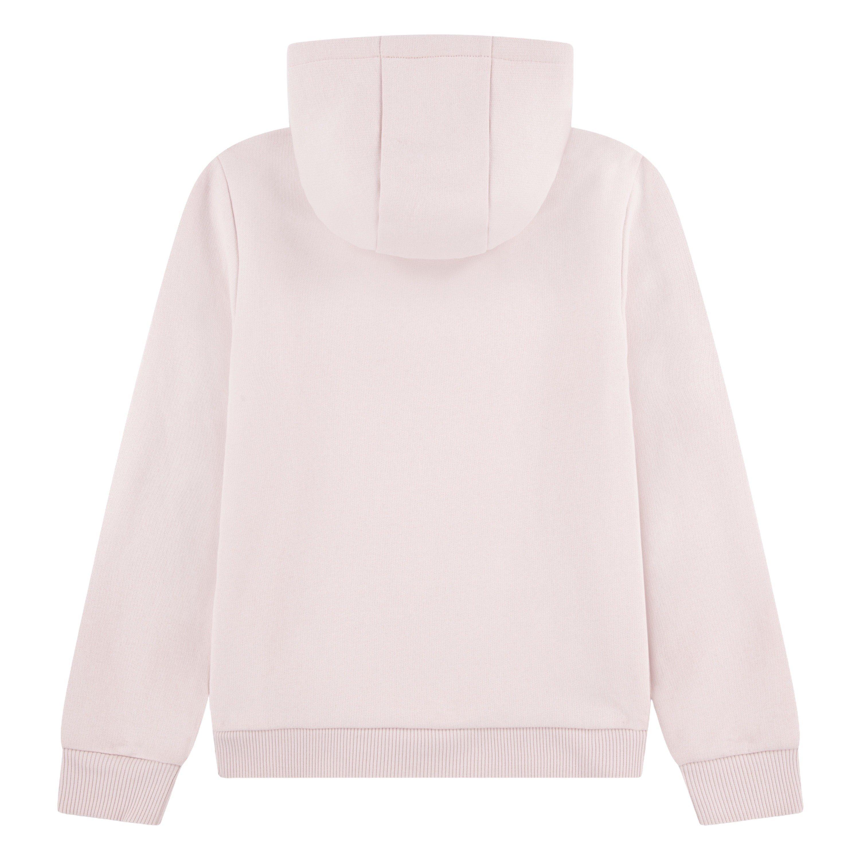 Lacoste Core Fleece Big Boys' Lt Pink Pullover Hoodie