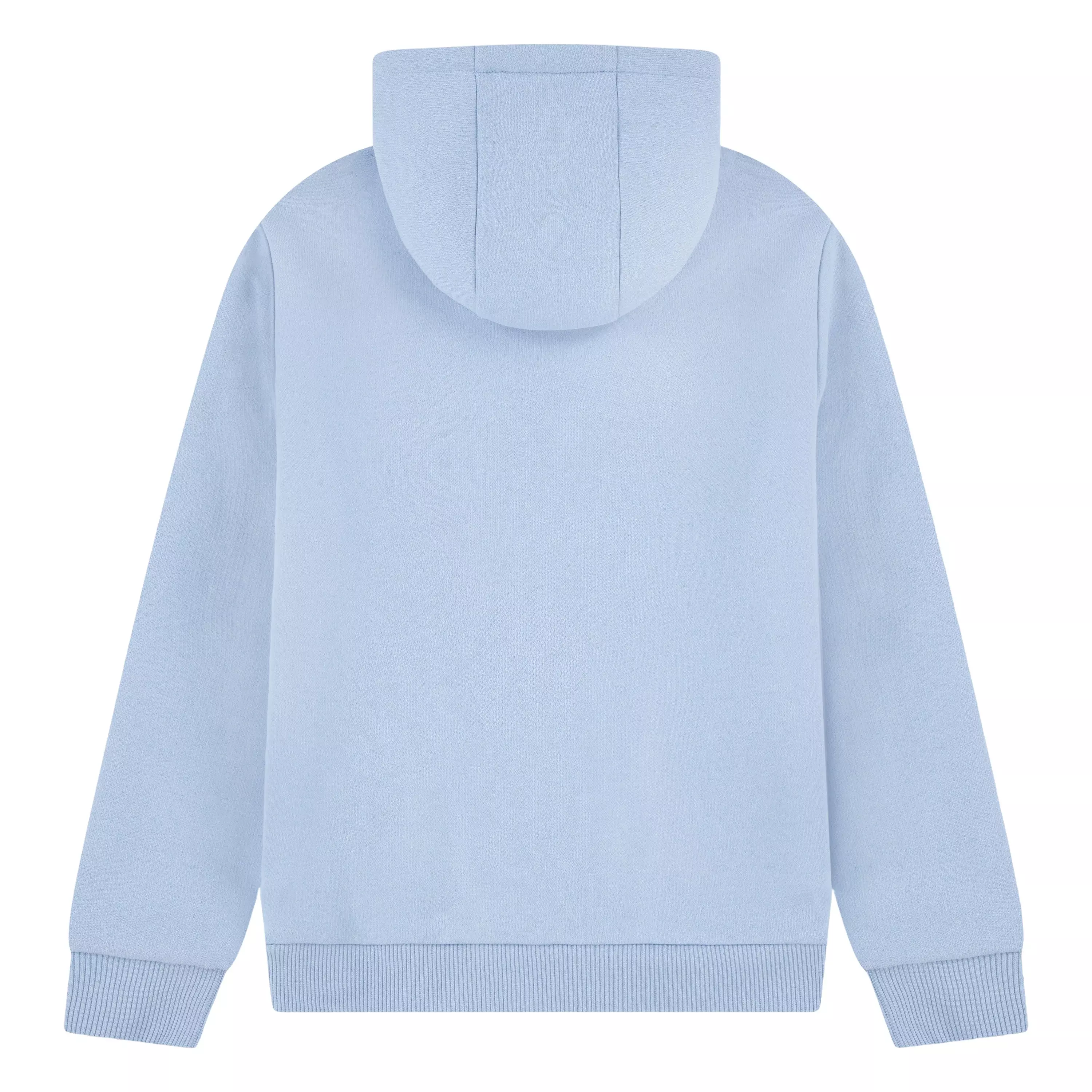 Lacoste Big Boys' Core Fleece Pullover Hoodie - Lt Blue - LT BLUE