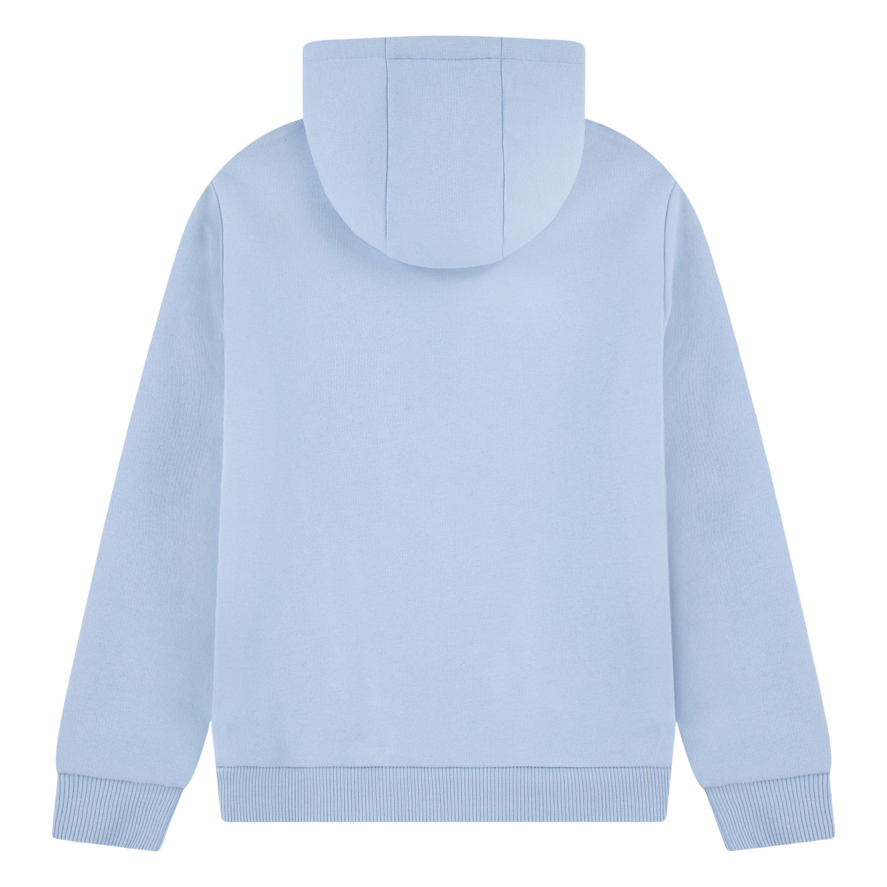 Lacoste Core Fleece Big Boys' Lt Blue Pullover Hoodie
