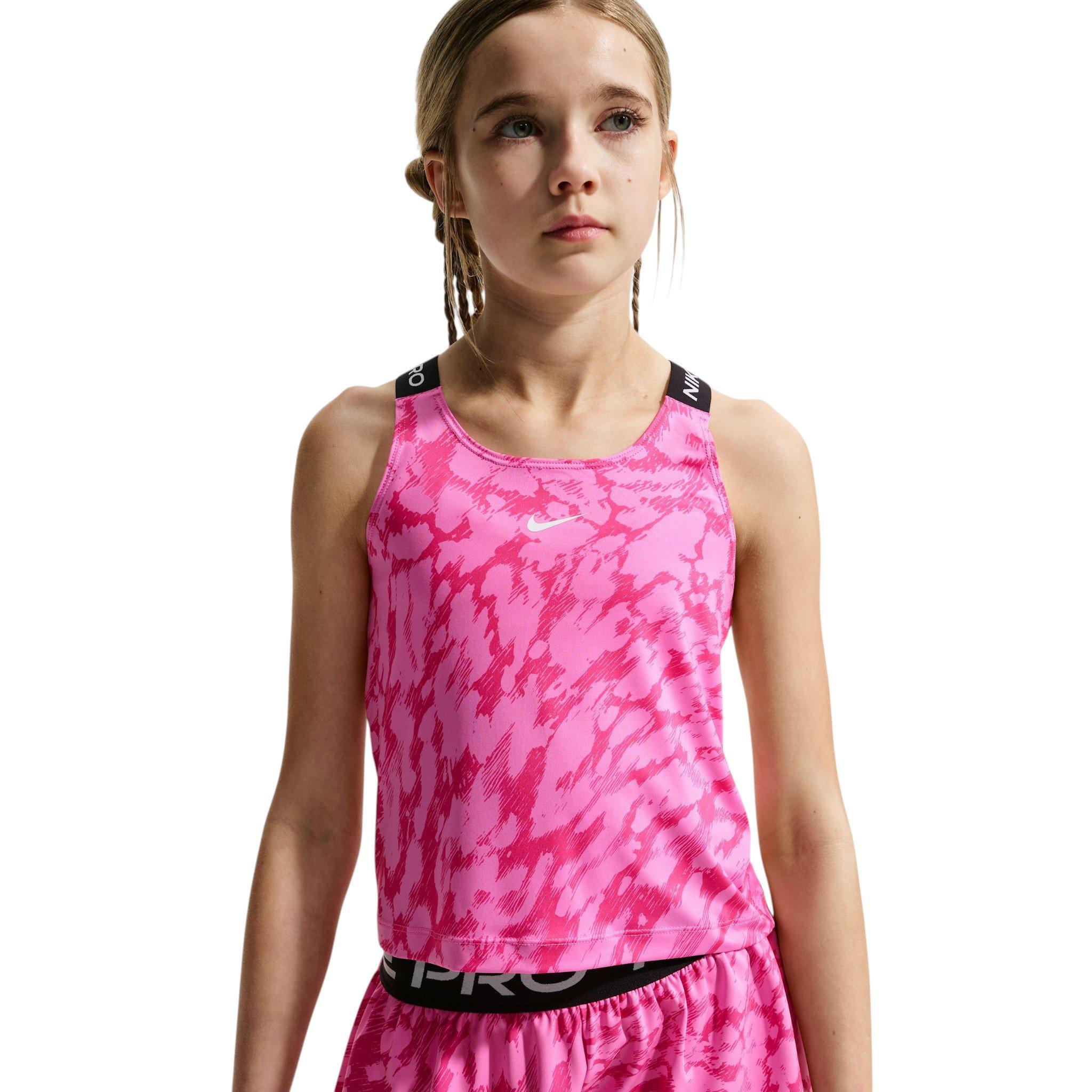 Nike Pro Big Girls' Pink Tank Top