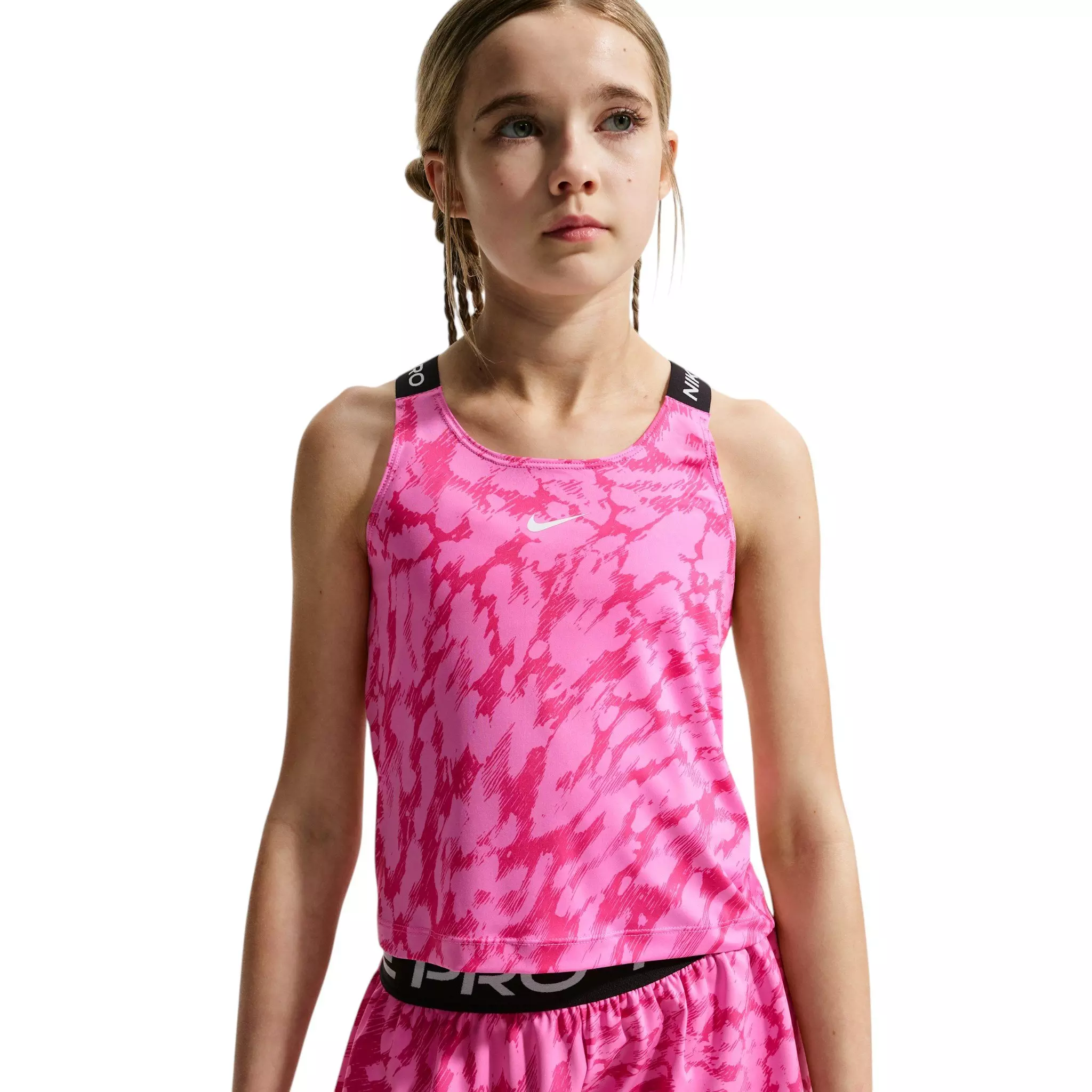 Nike Big Girls' Pro Tank Top - Pink - PINK