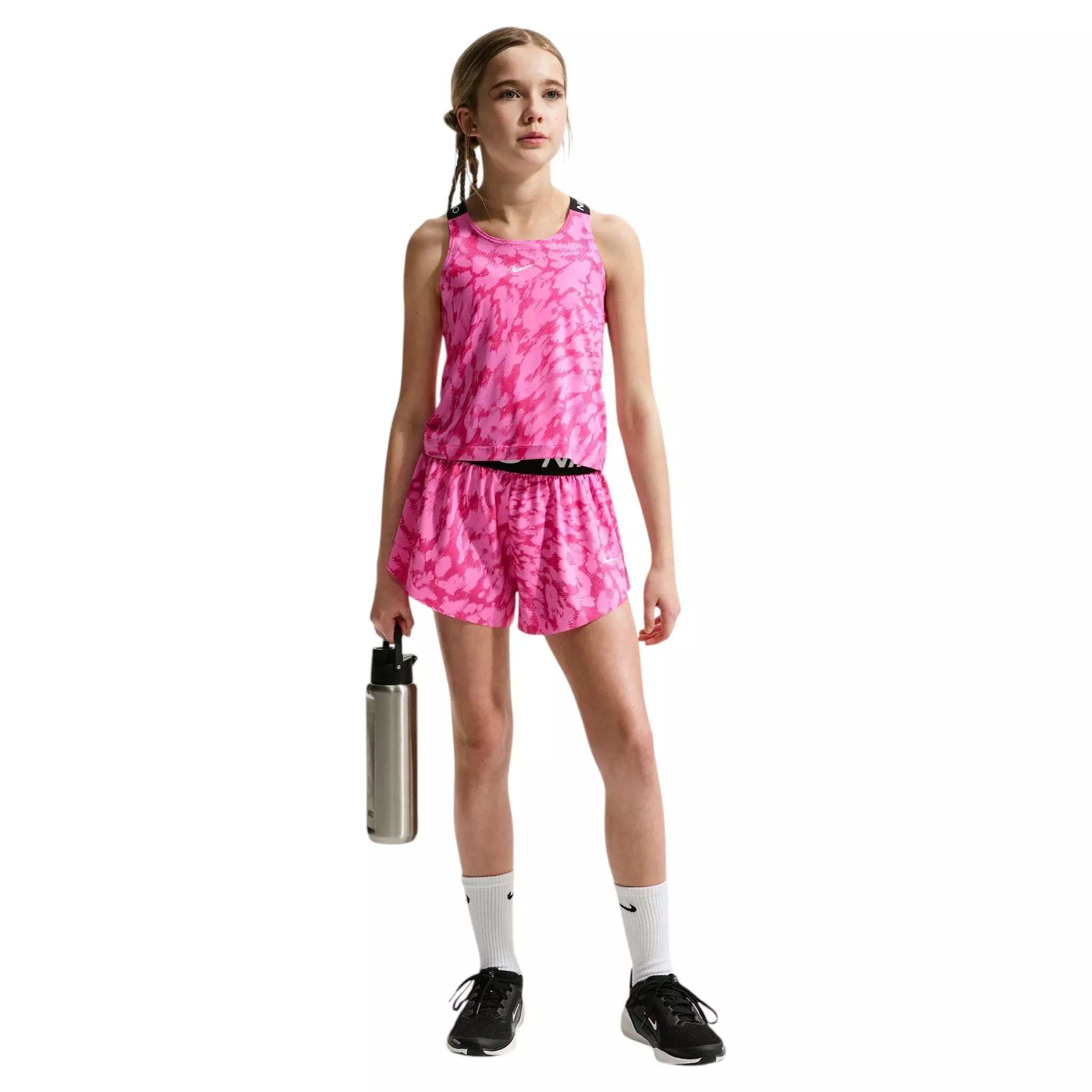 Nike Big Girls' Pro Tank Top - Pink - PINK