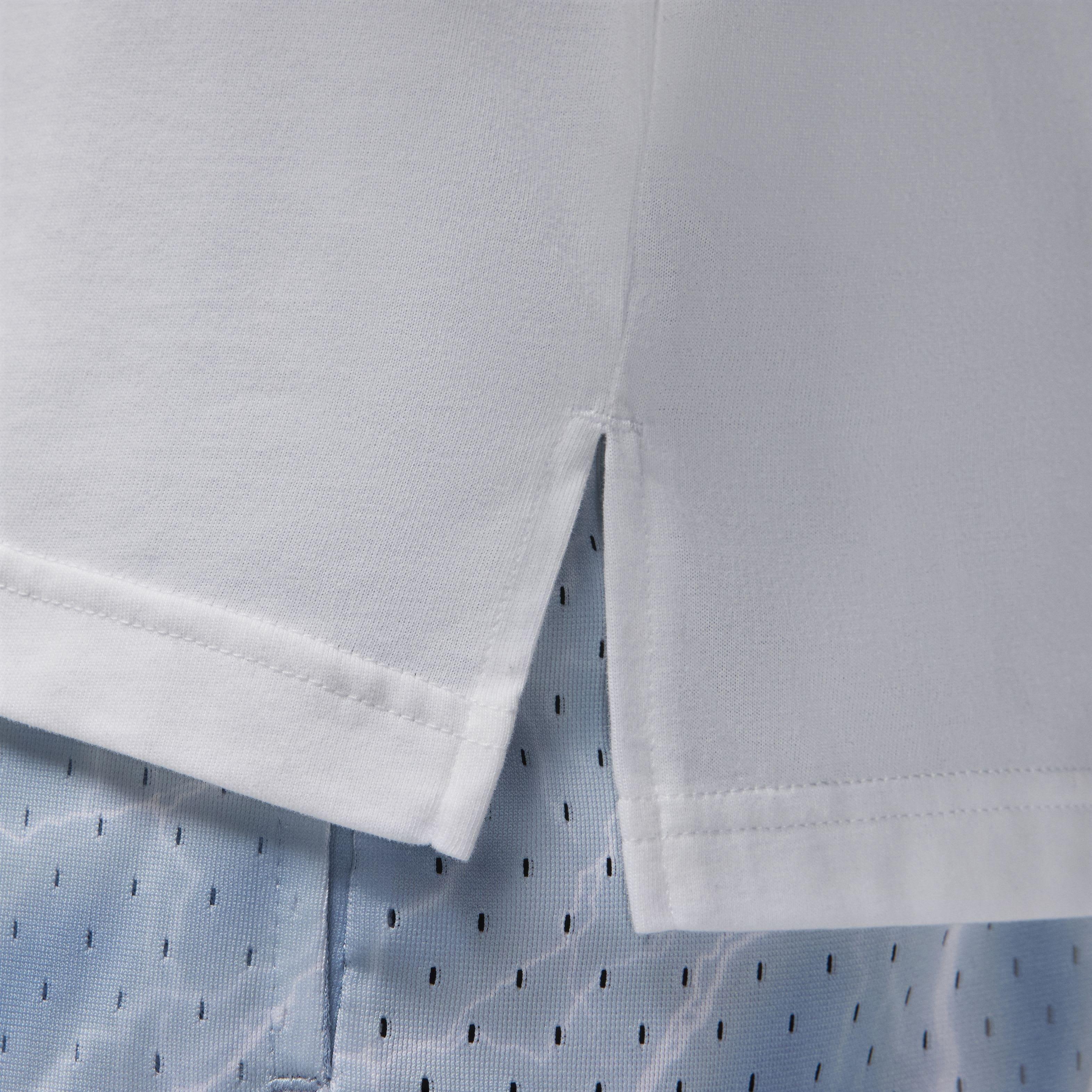 Jordan Men's Dri-FIT Sport Performance Top - WHITE Thumbnail View 4