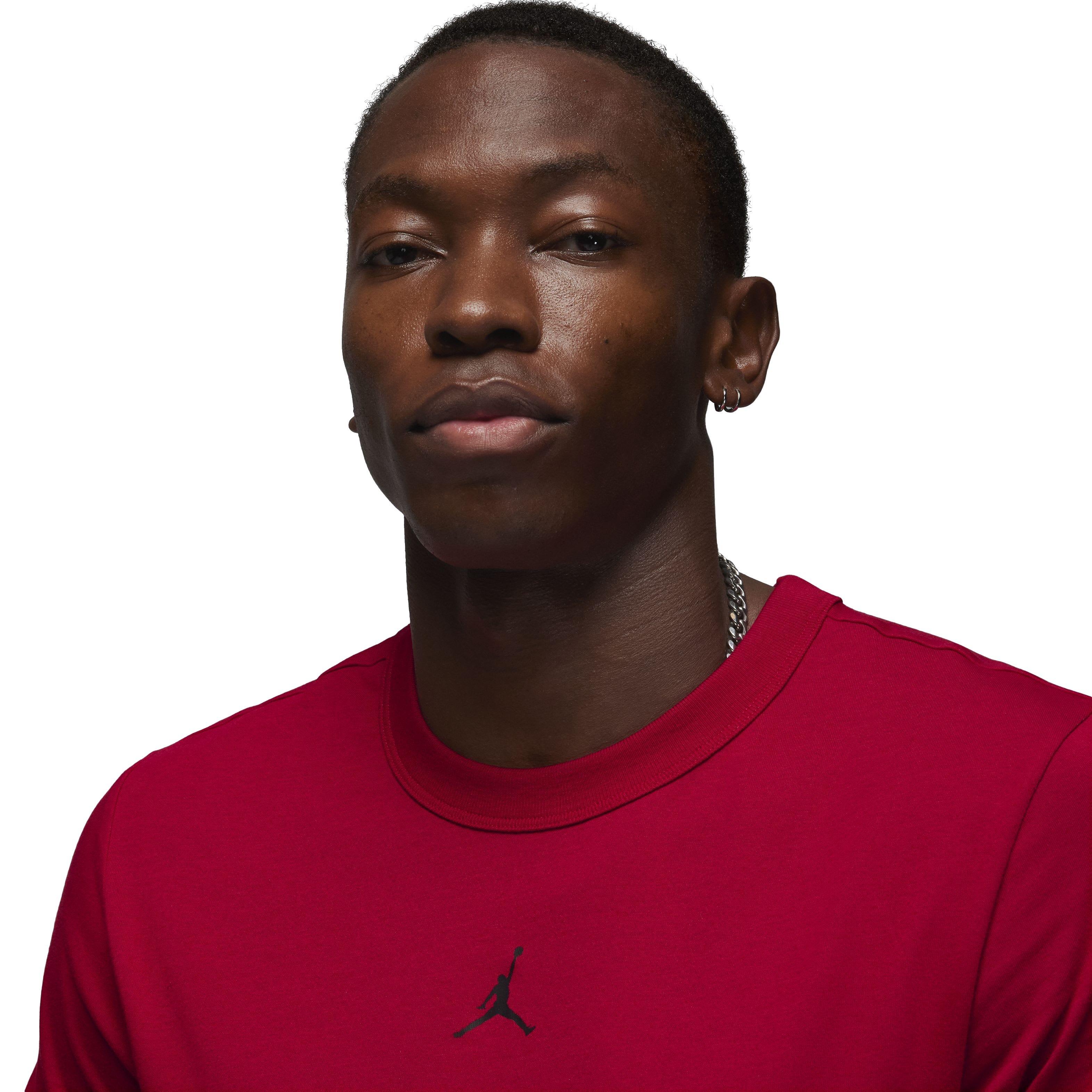 Jordan Men's Dri-FIT Sport Performance Top - RED Thumbnail View 3