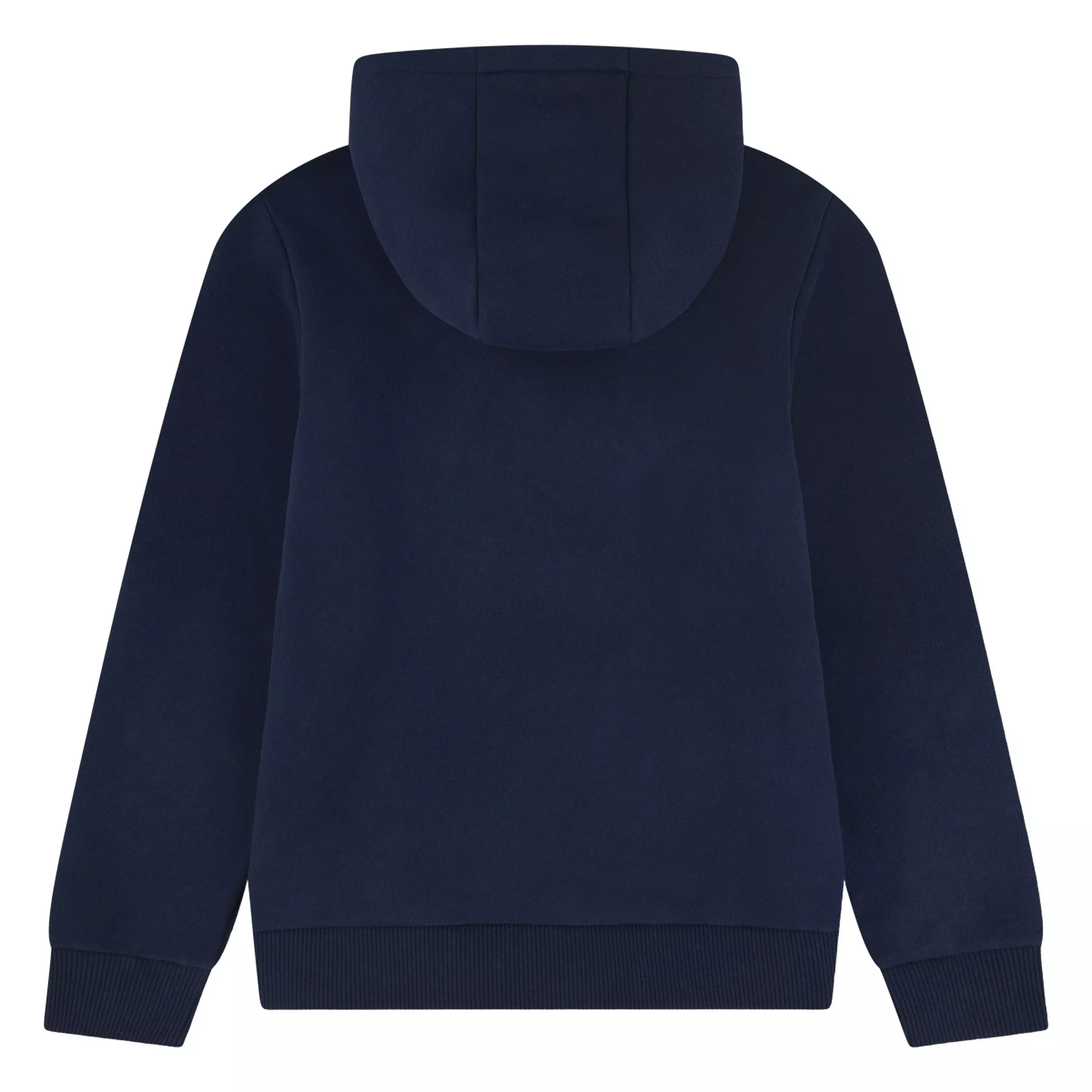 Lacoste Big Boys' Core Fleece Pullover Hoodie -Navy - NAVY