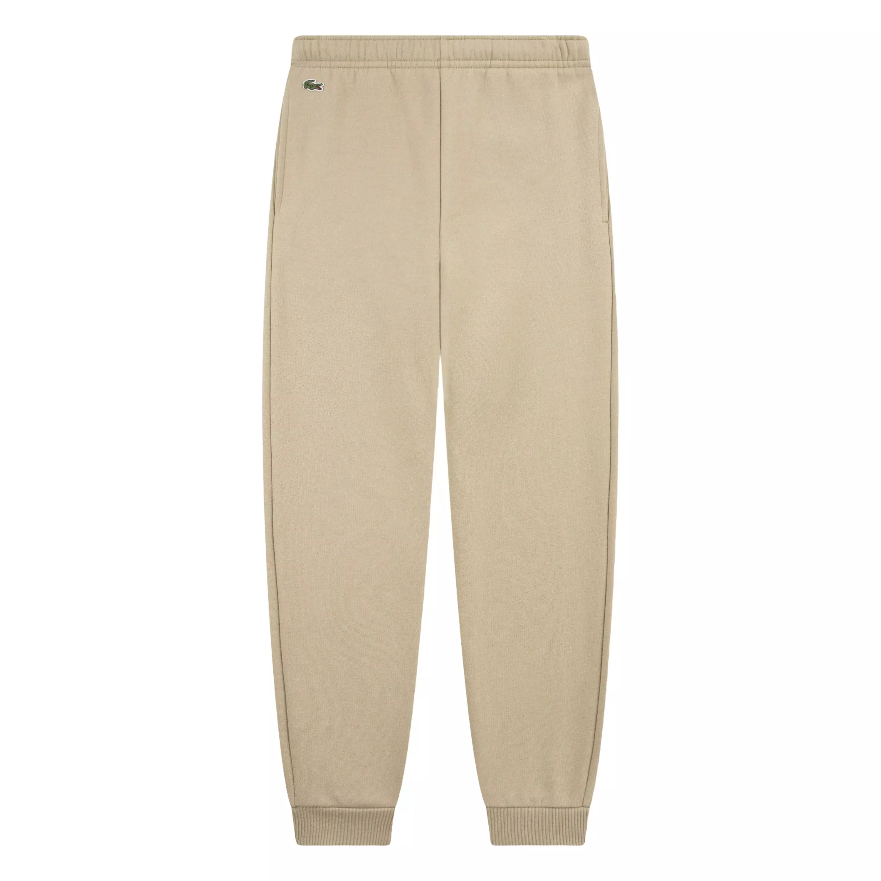 Lacoste Big Boys' Core Fleece Jogger Pants - Beige - BEIGE