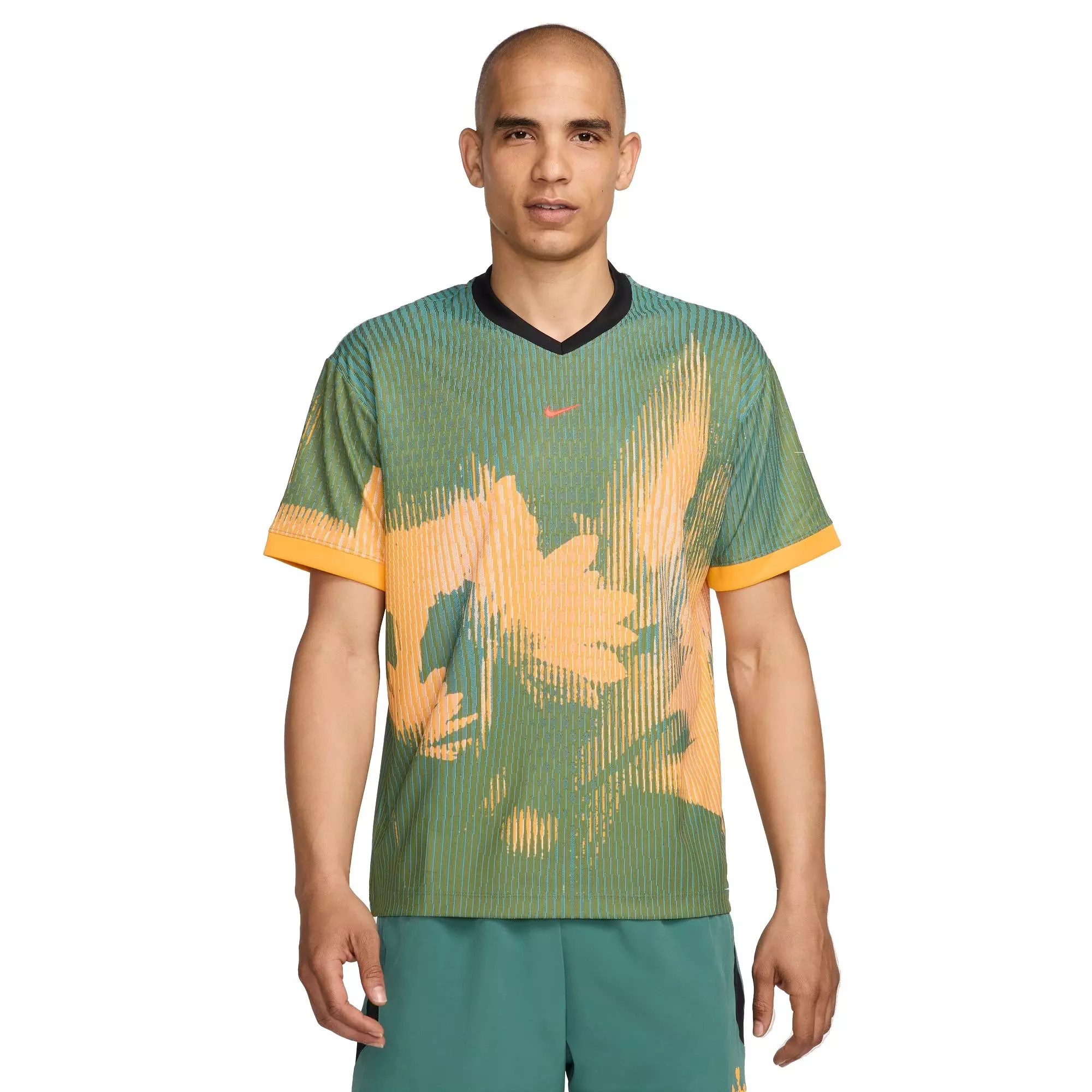 Nike Men's Culture of Football Dri-FIT ADV Short-Sleeve Football Shirt -Green/Sundial - GREEN/SUNDIAL