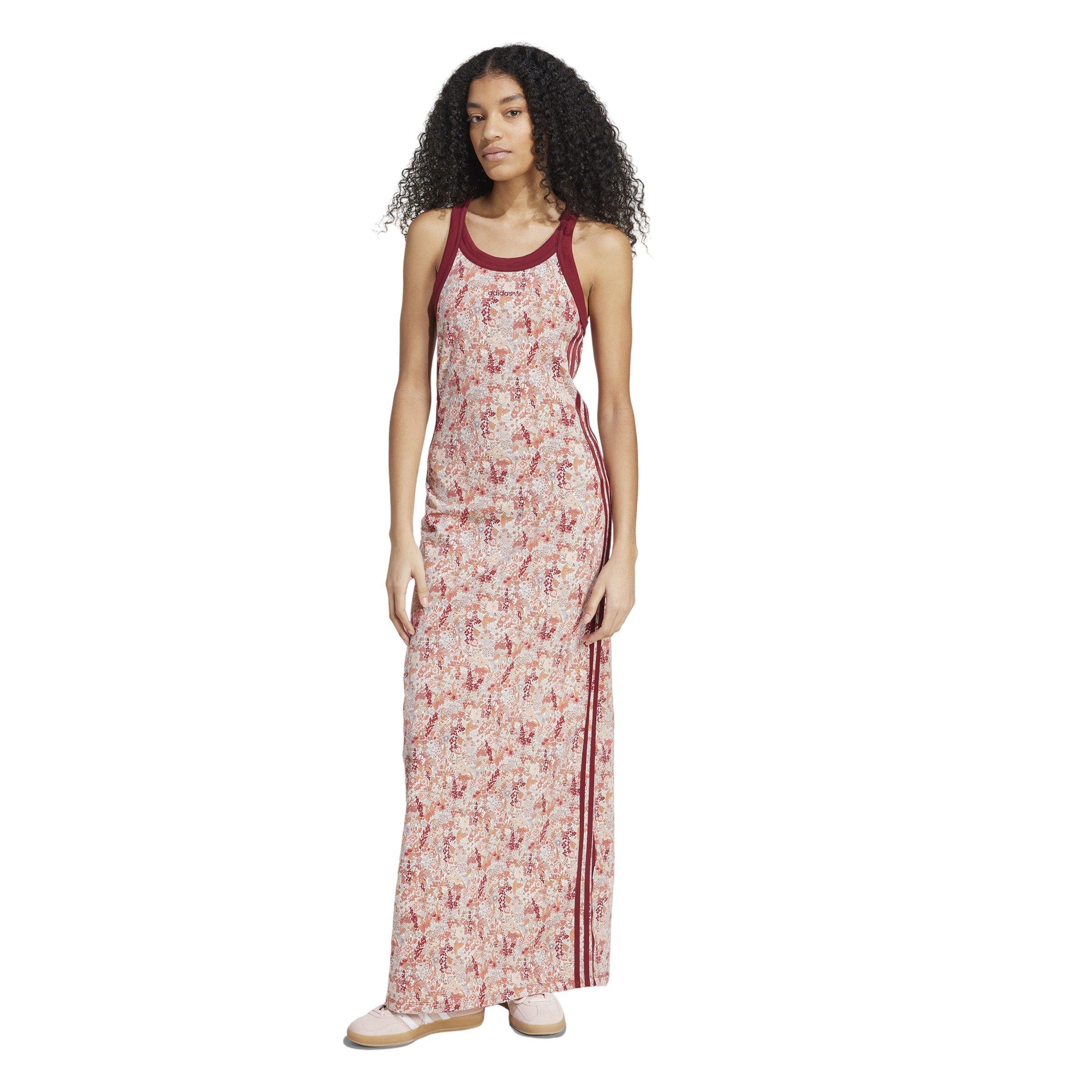 コラボ！リバティ花柄×アディダスTonal Maxi Dress☆選べる2色 adidas Women's Originals x Liberty London Tonal Maxi Dress