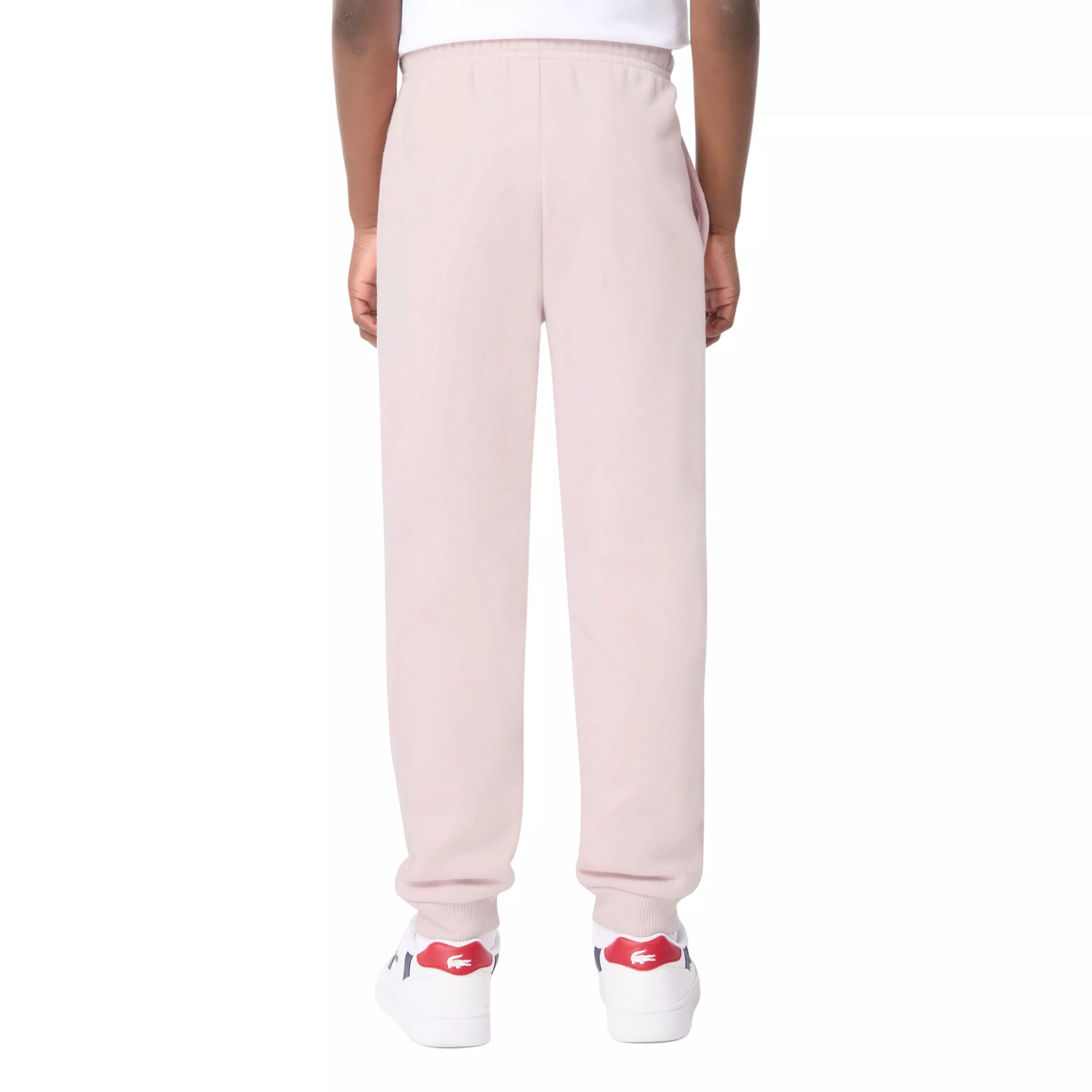 Lacoste Big Boys' Core Fleece Jogger Pants -Lt Pink - LT PINK