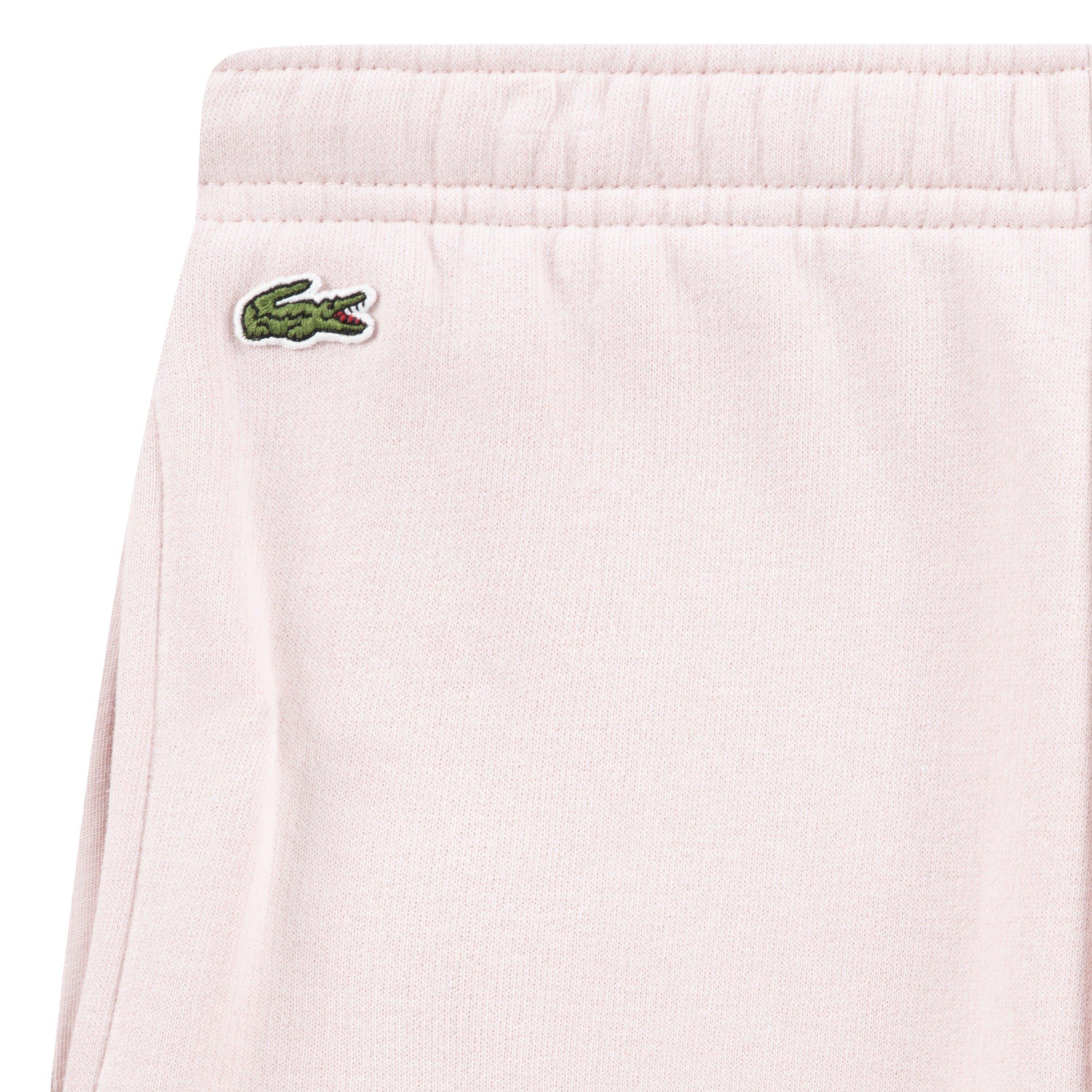 Lacoste Big Boys' Core Fleece Jogger Pants - Light Pink - LT PINK Thumbnail View 4