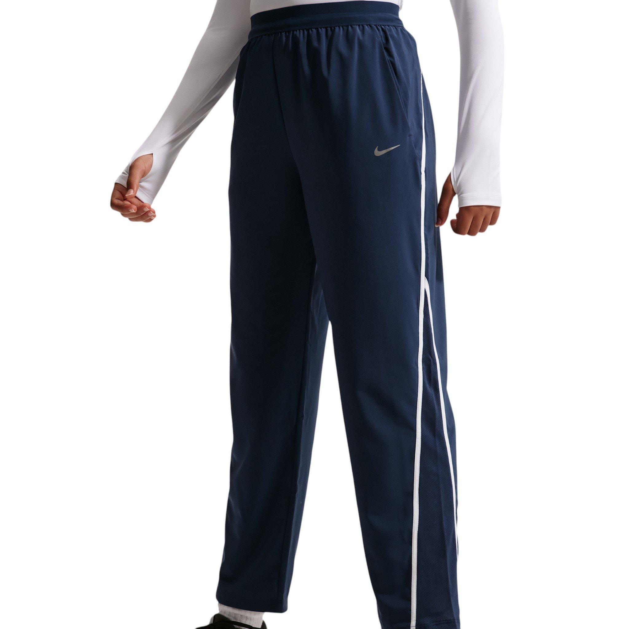 Nike Tempo Dri-FIT Mid-Rise 7/8 Length Big Girls' Blue Pants