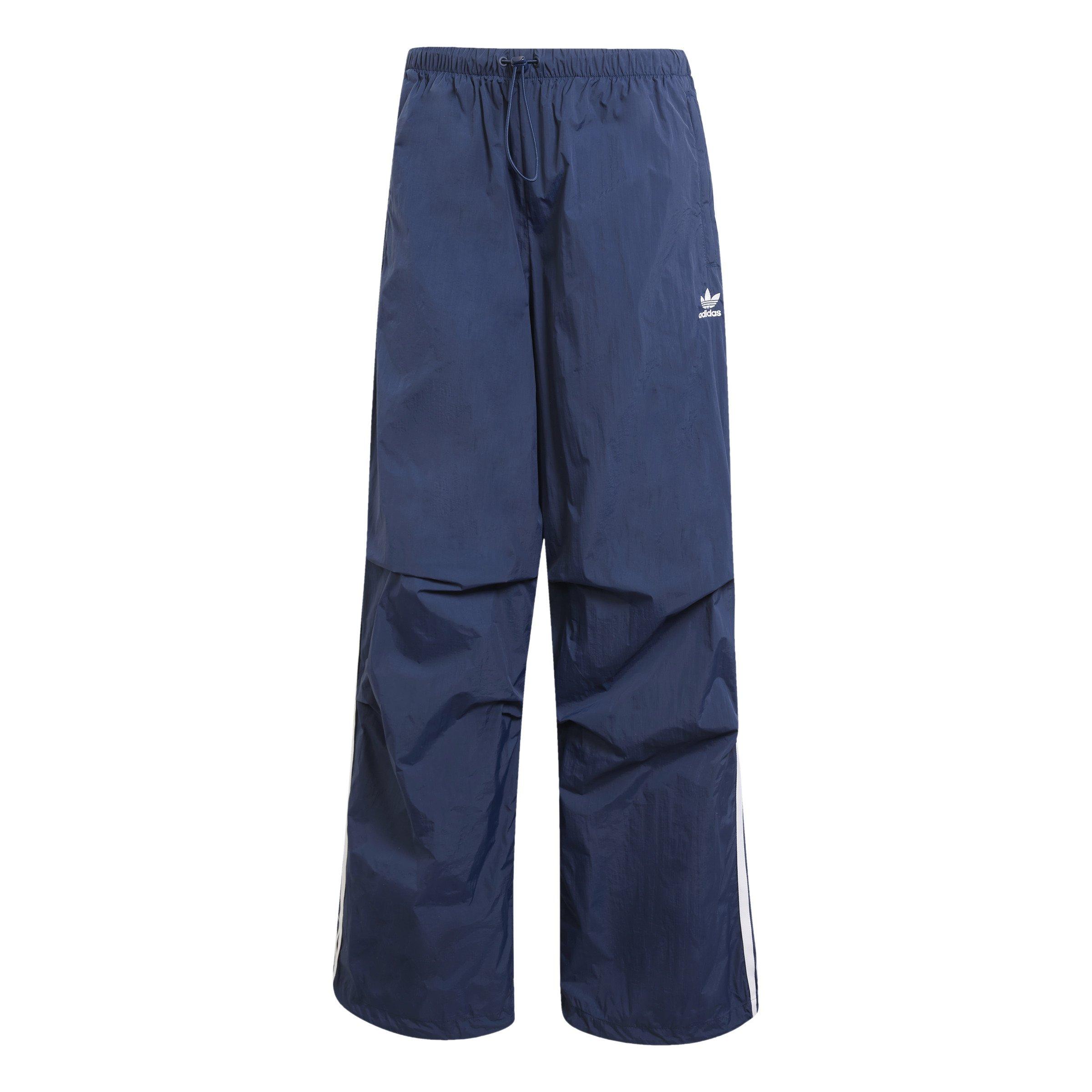 adidas Originals Women's 3-Stripes Woven Parachute Tracksuit Bottoms -Blue - BLUE Thumbnail View 6