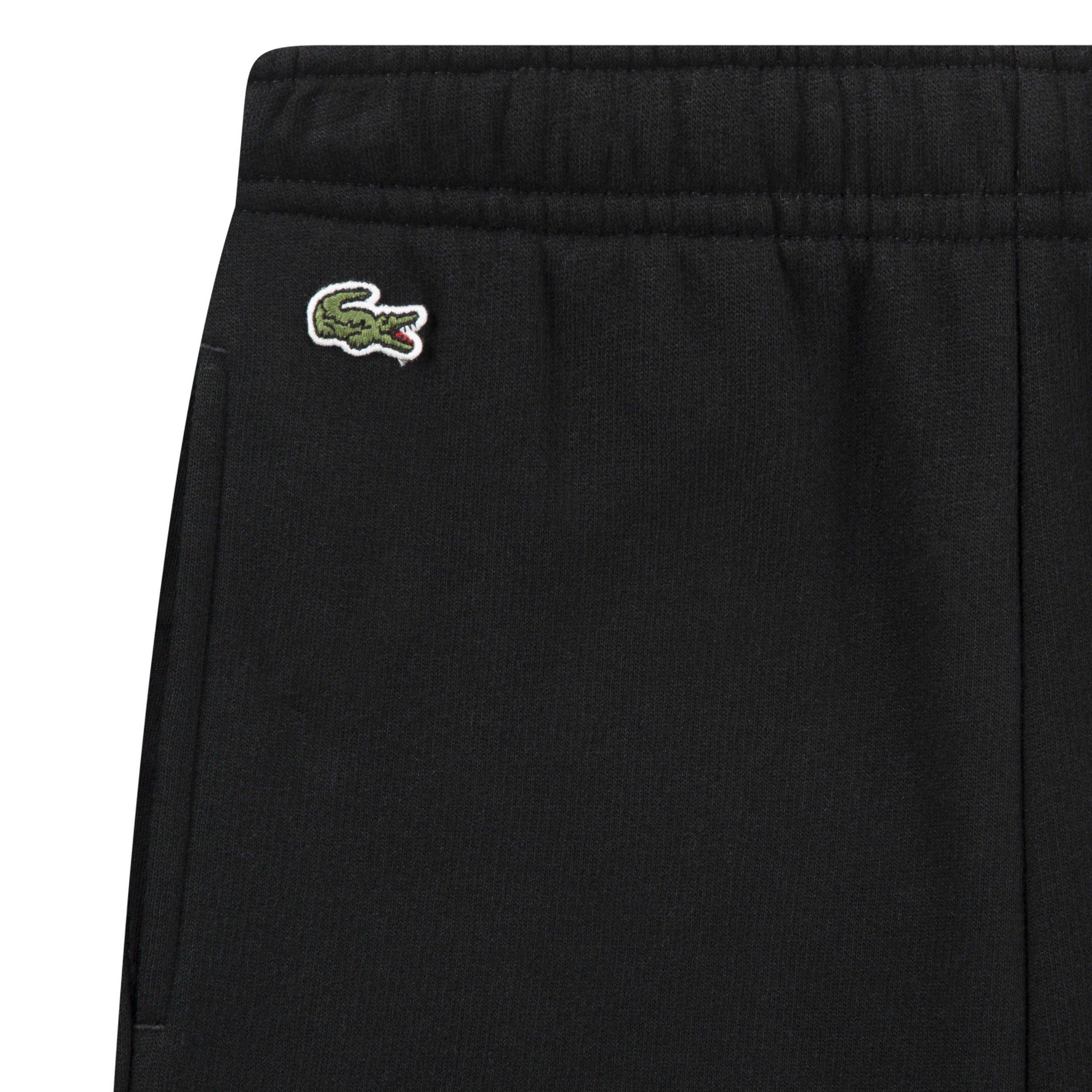 Lacoste Big Boys' Core Fleece Jogger Pants - Black - BLACK Thumbnail View 5