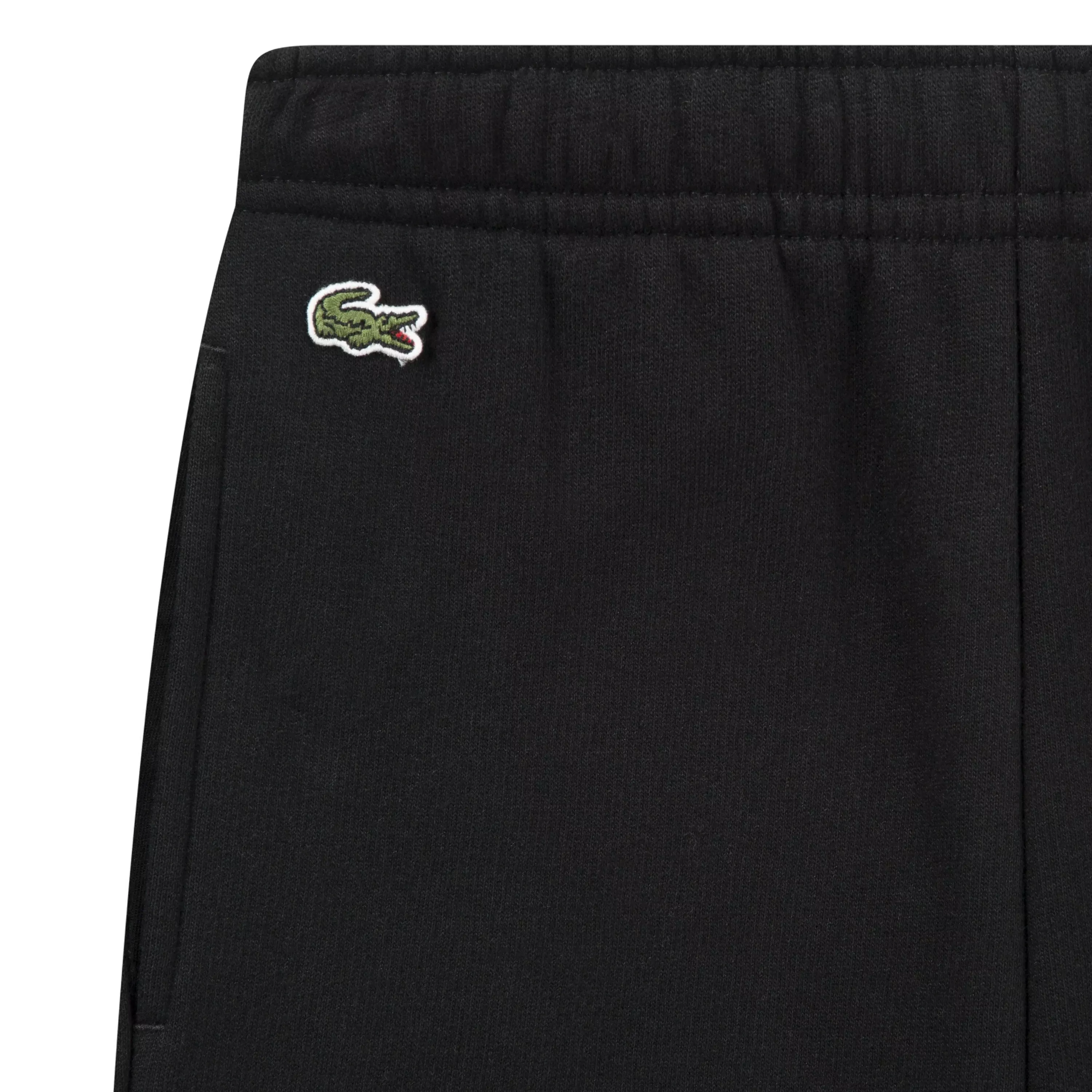 Lacoste Big Boys' Core Fleece Jogger Pants - Black - BLACK