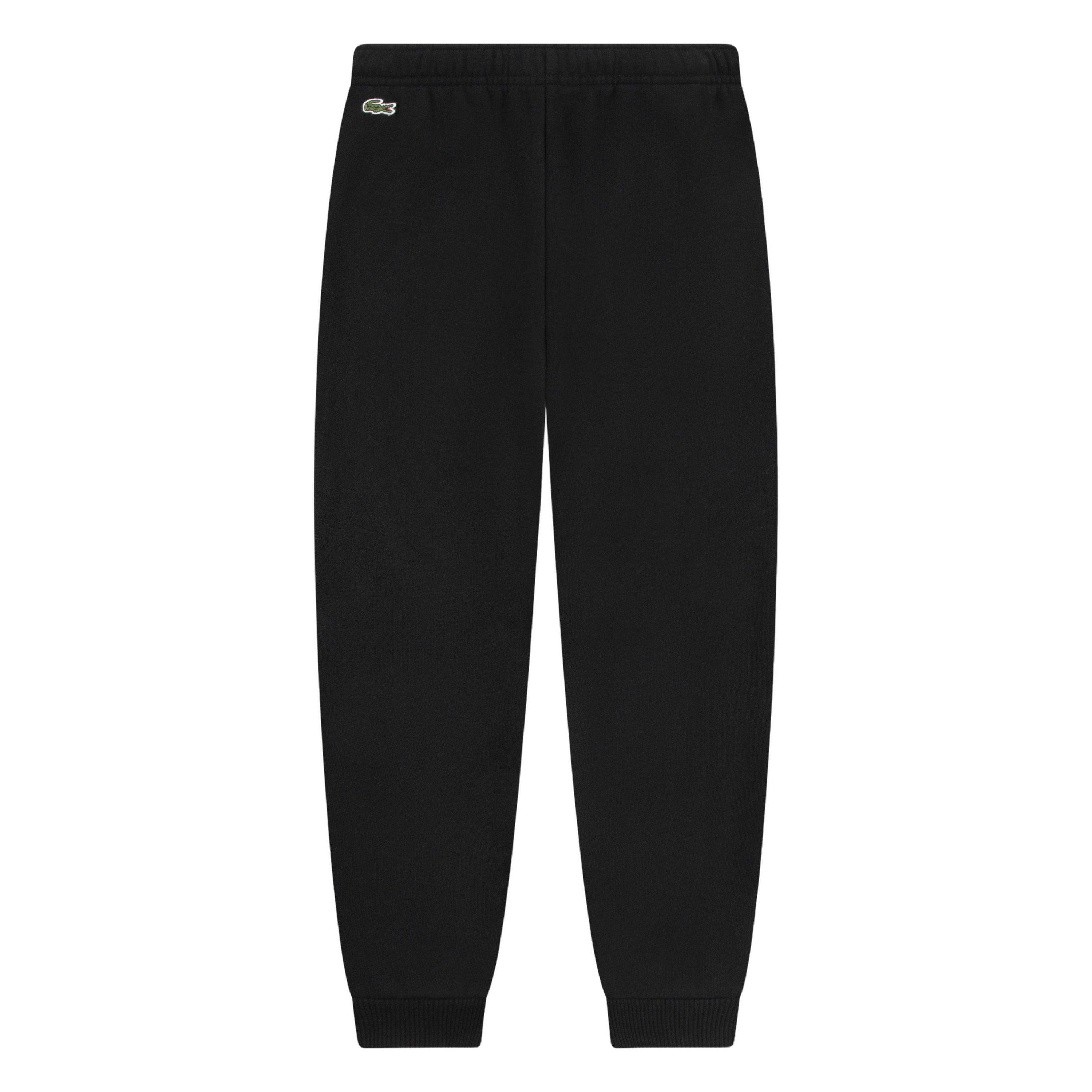 Lacoste Big Boys' Core Fleece Jogger Pants - Black - BLACK Thumbnail View 6