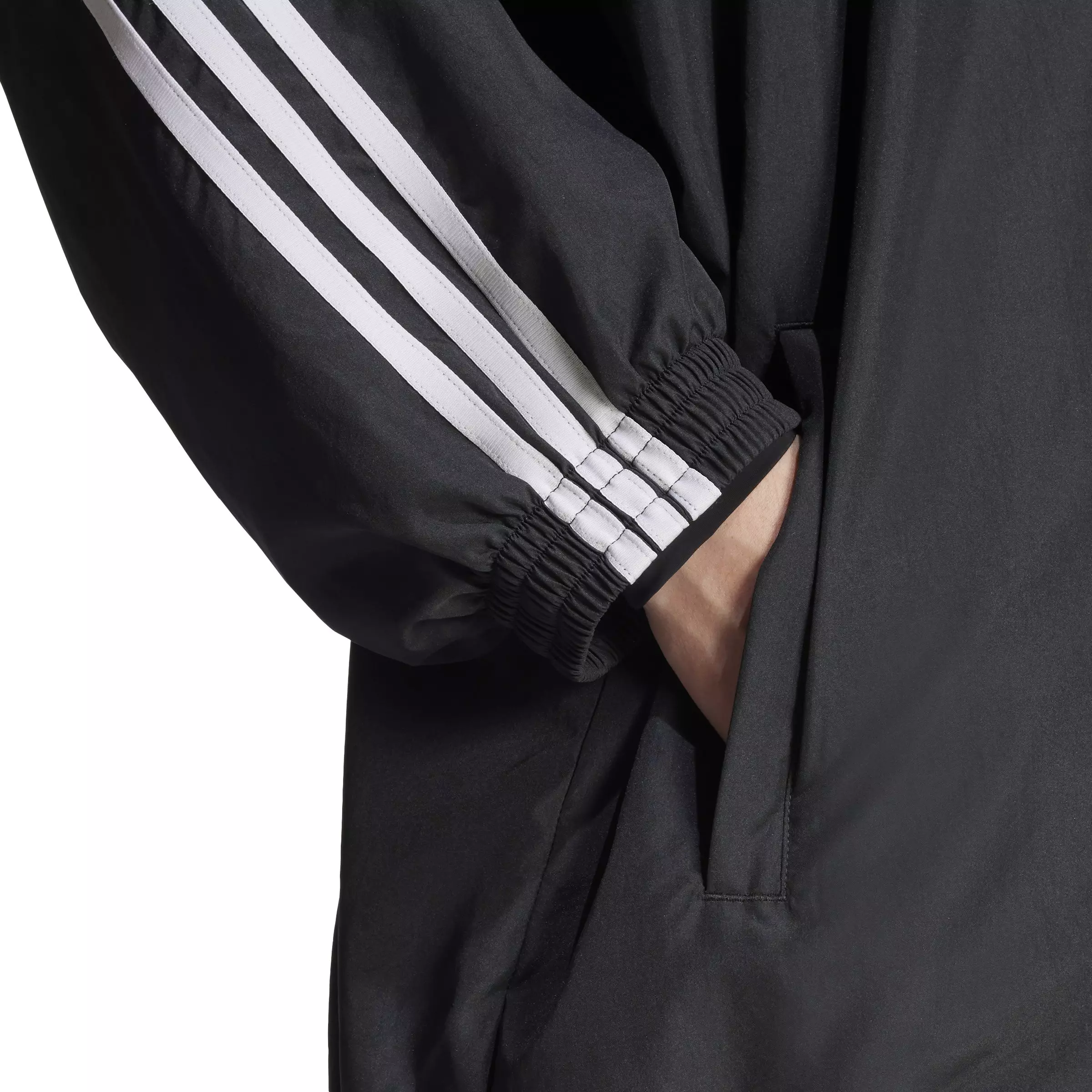 adidas Originals Women's Adilenium Season 3 Oversized Track Top -Black - BLACK