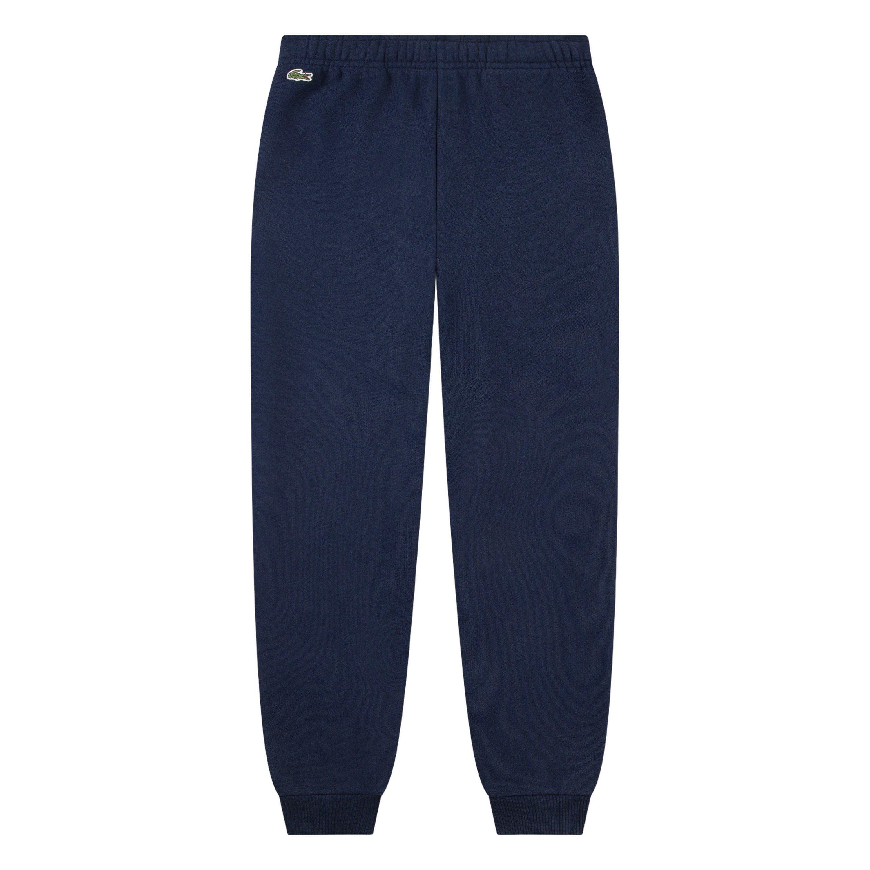 Lacoste Core Fleece Big Boys' Navy Jogger Pants