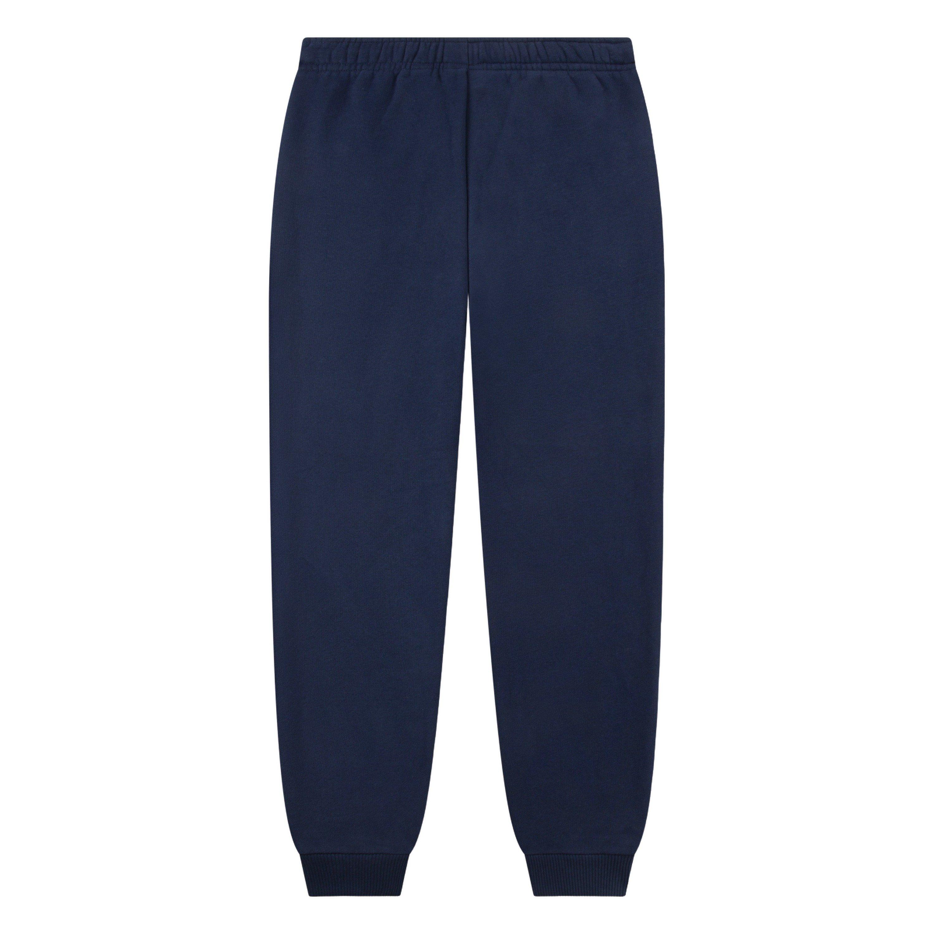 Lacoste Core Fleece Big Boys' Navy Jogger Pants
