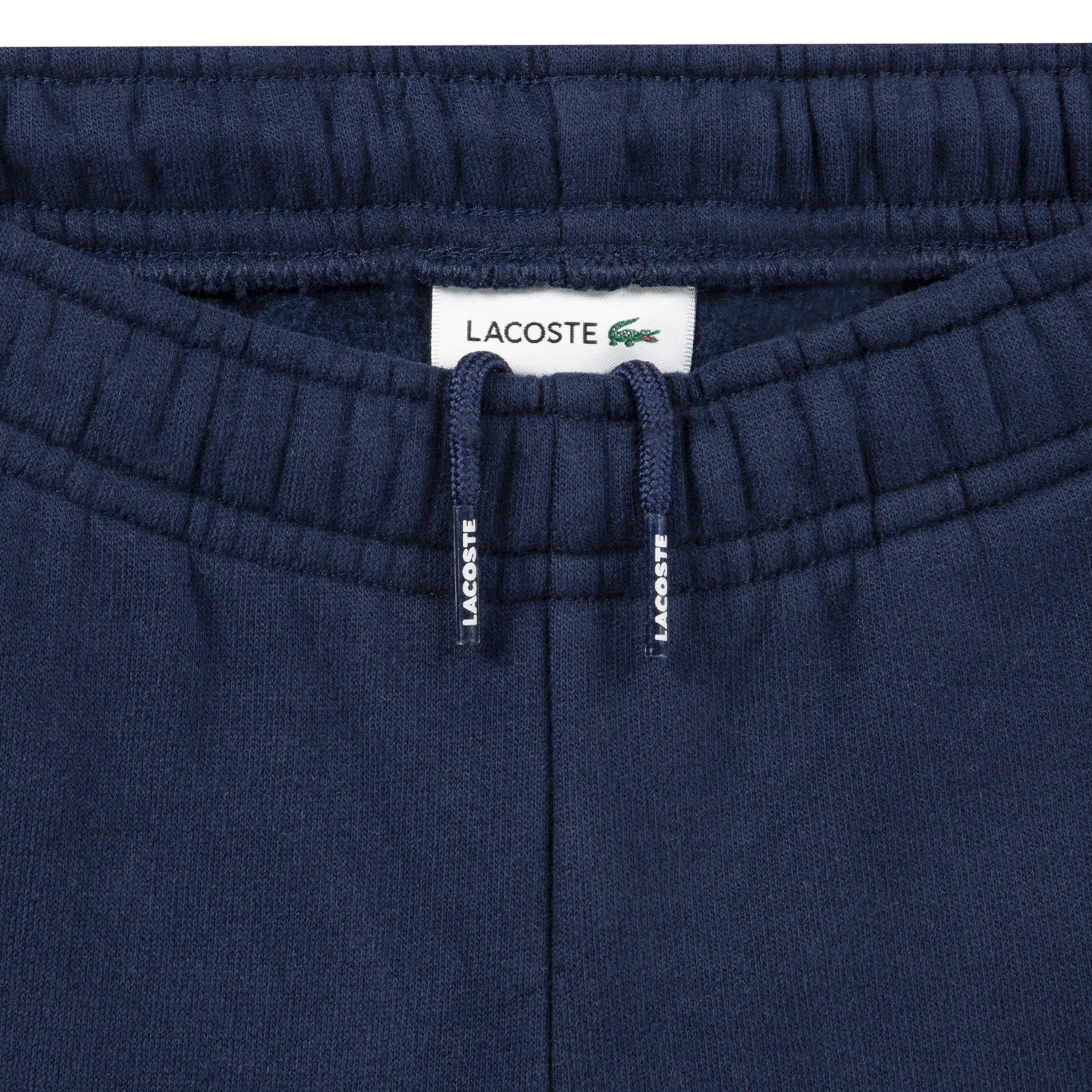 Lacoste Core Fleece Big Boys' Navy Jogger Pants