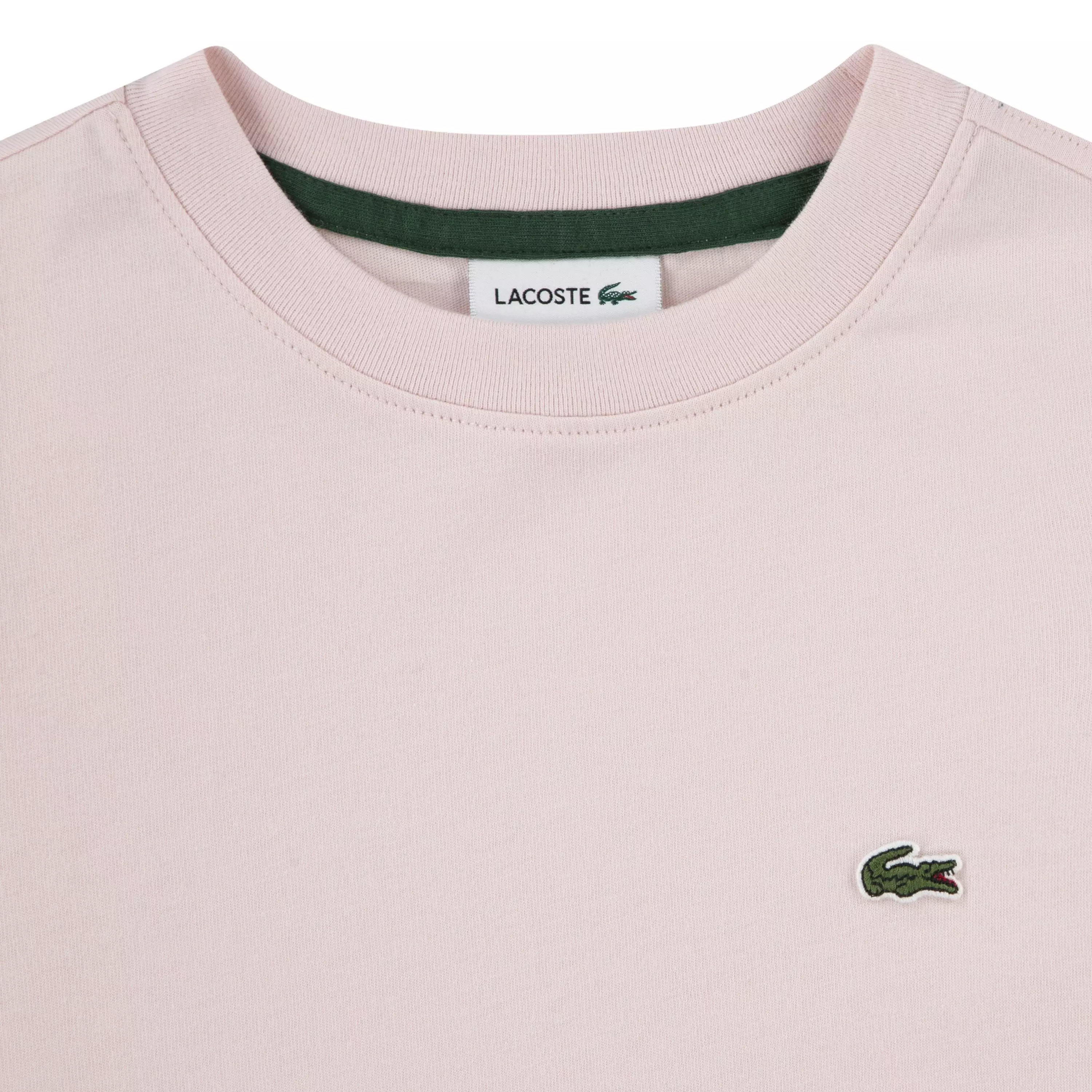 Lacoste Big Boys' Core Tee-Lt Pink - LT PINK