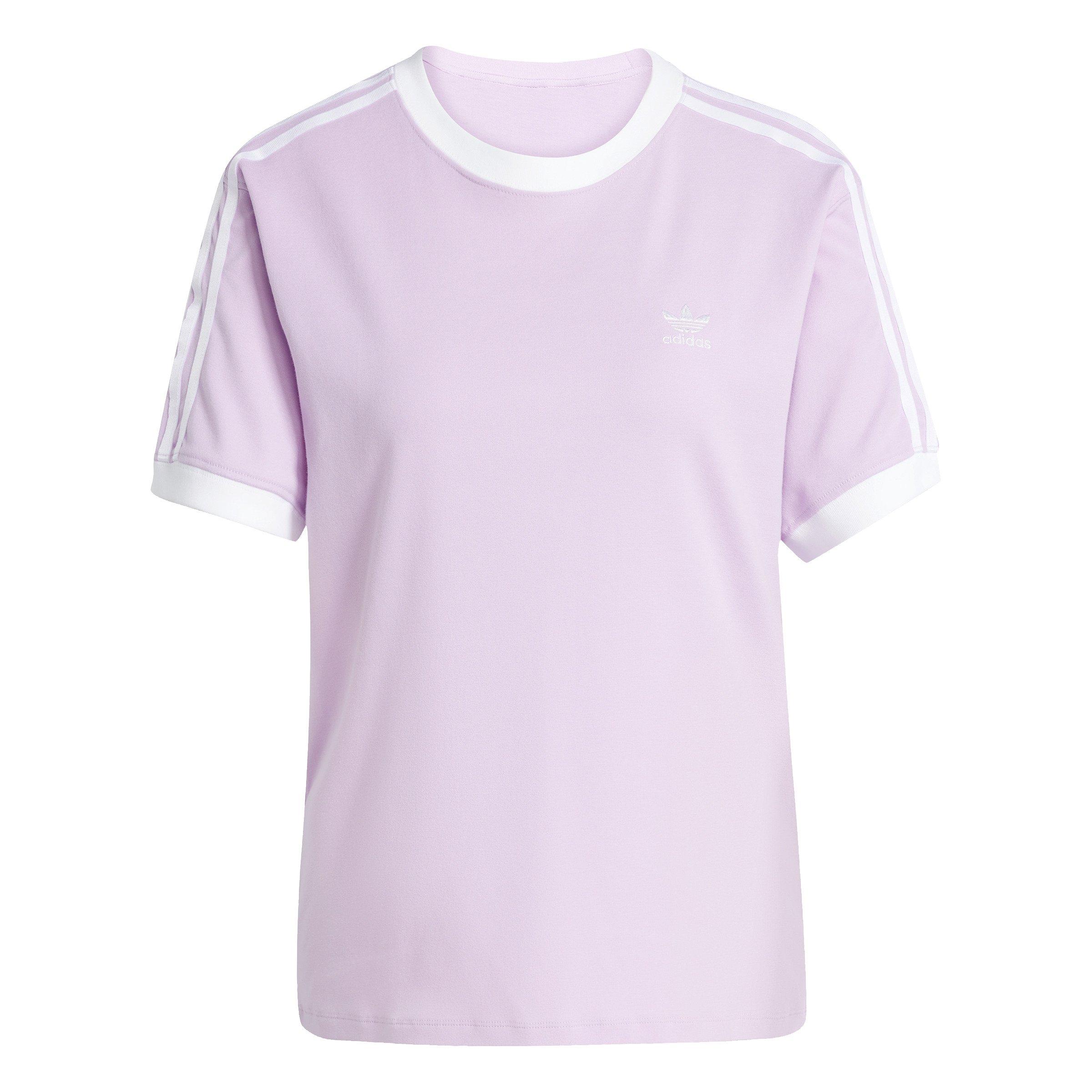 adidas Originals 3-Stripes Women's Purple T-Shirt