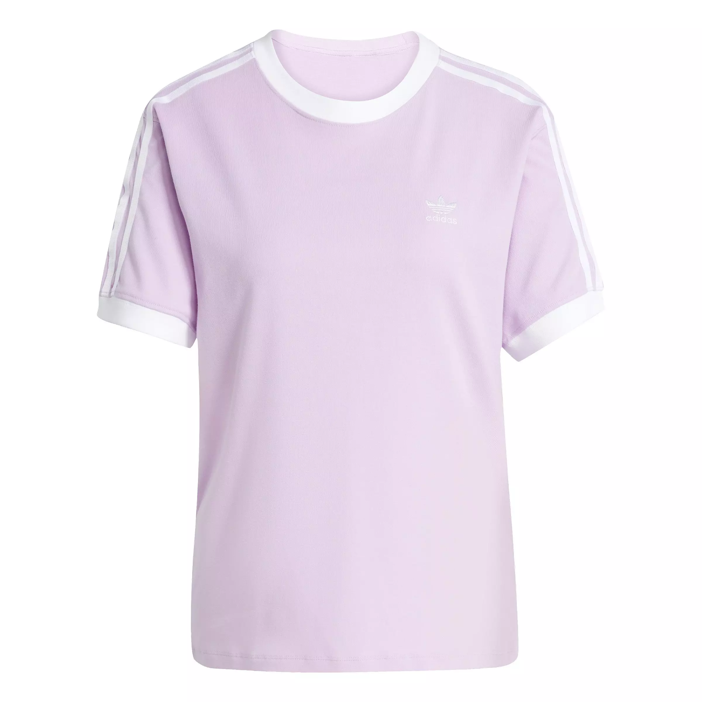 adidas Originals Women's 3-Stripes T-Shirt -Purple - PURPLE