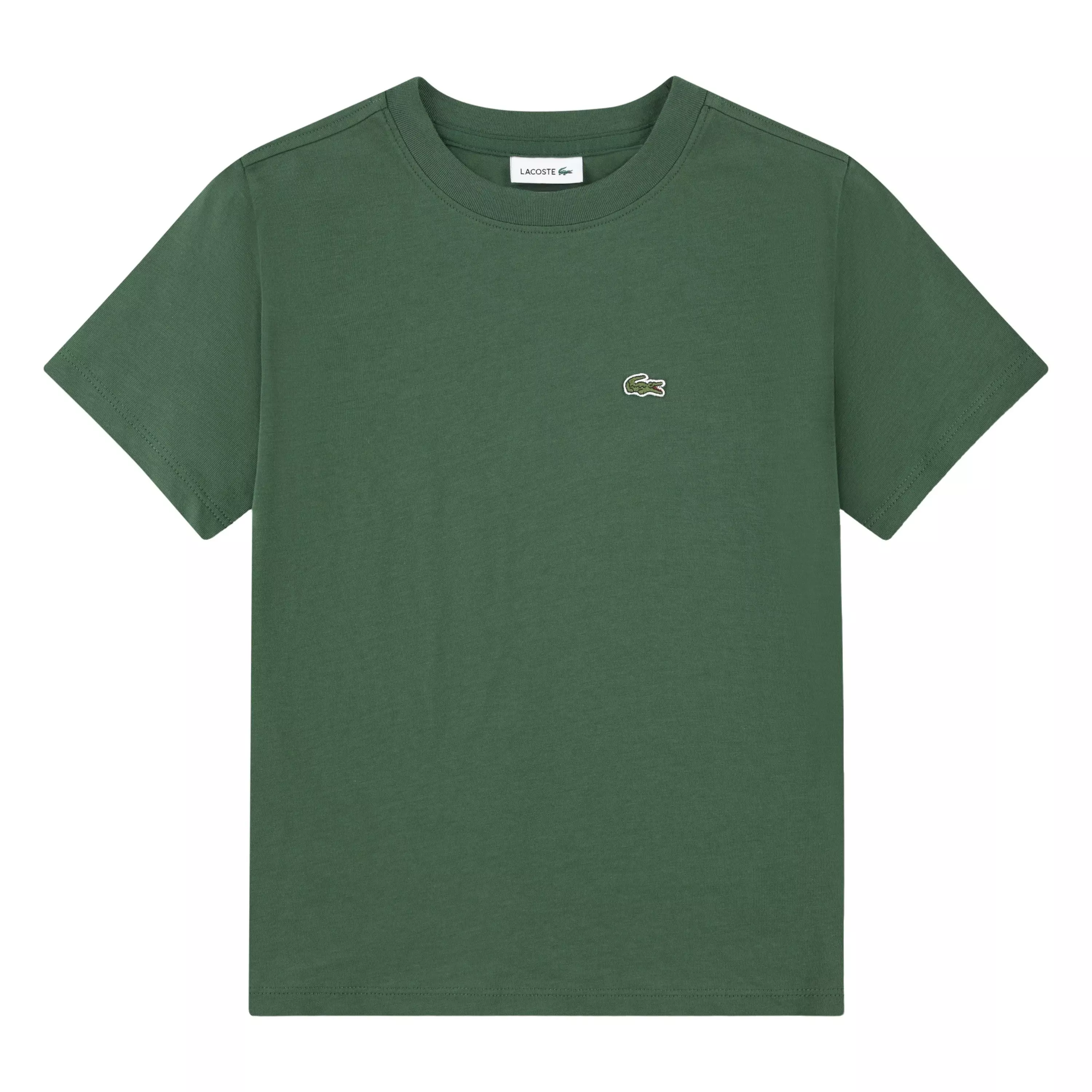 Lacoste Big Boys' Core Tee-Green - GREEN