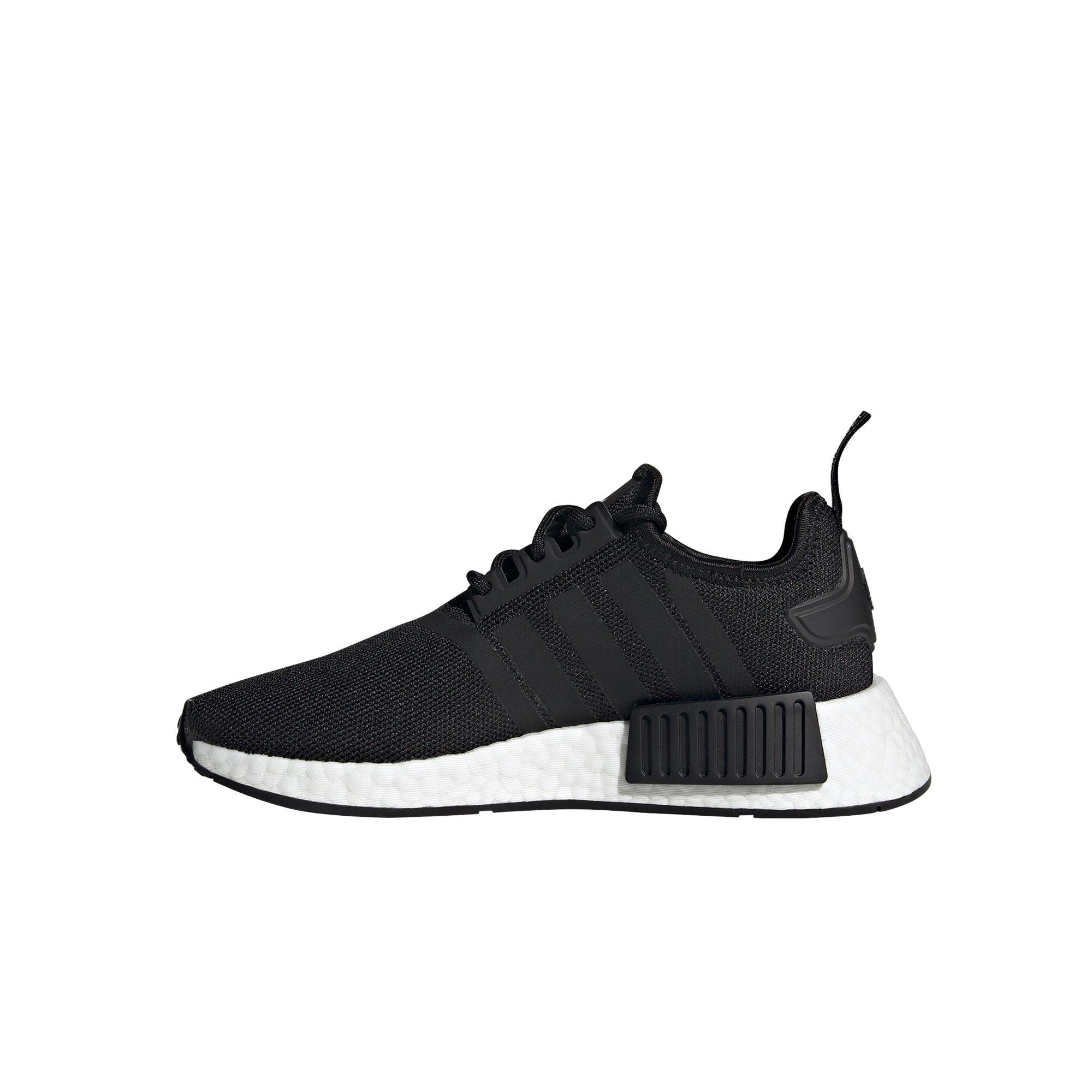 adidas NMD_R1 Primeblue Grade School Kids' "Core Black/Ftwr White" Shoe
