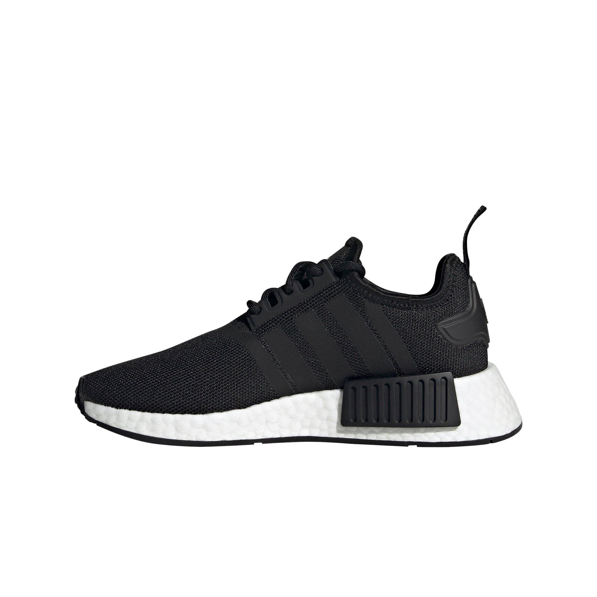 adidas NMD_R1 Primeblue Grade School Kids' "Core Black/Ftwr White" Shoe